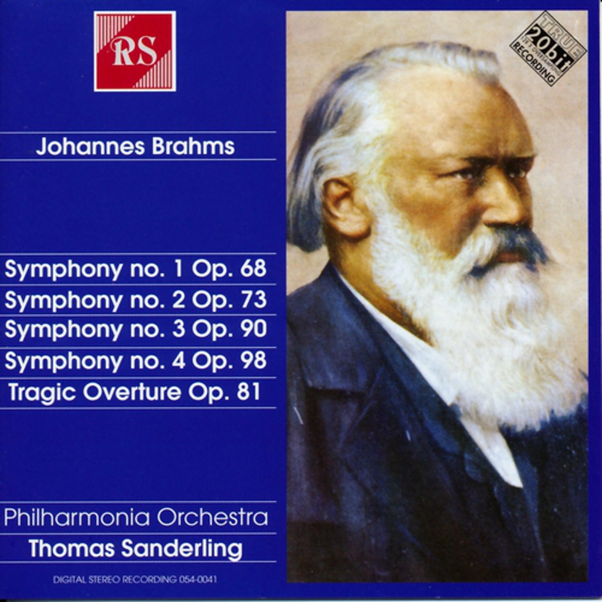 Постер альбома Johannes Brahms : Symphonies N° 1-4 and Tragic Ouverture