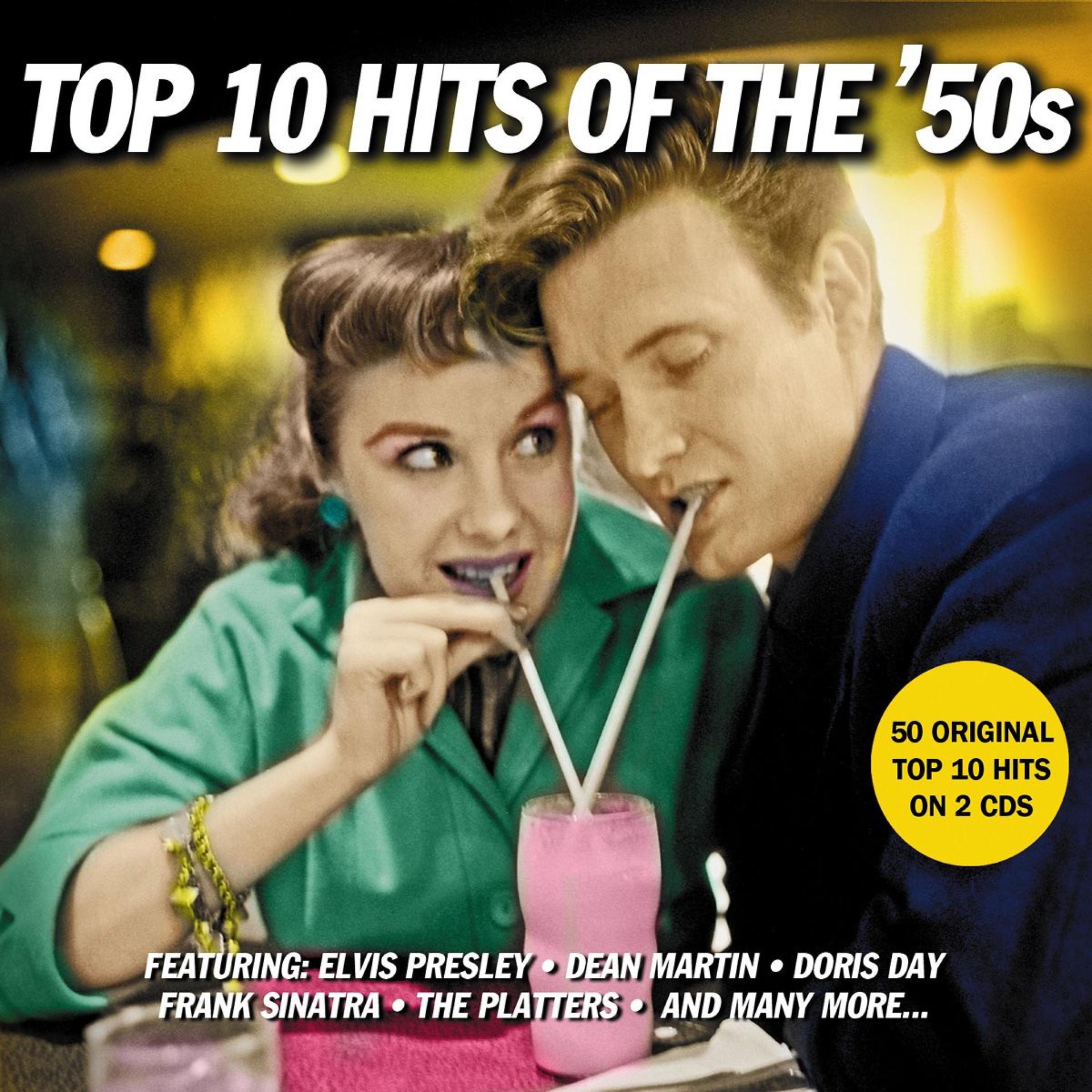 Постер альбома Top 10 Hits of the 50s - 50 Original Hits (Amazon Edition)