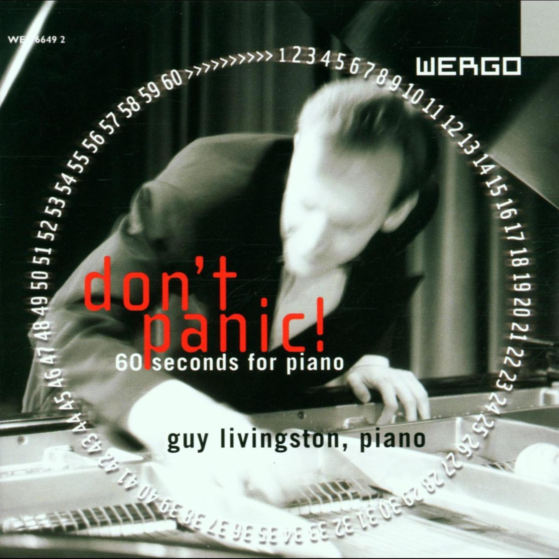 Постер альбома Don't Panic! 60 Seconds for Piano