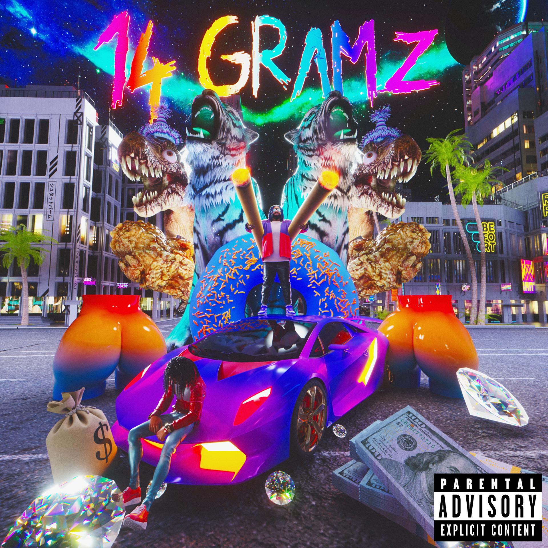 Постер альбома 14 GRAMZ (feat. Valee)