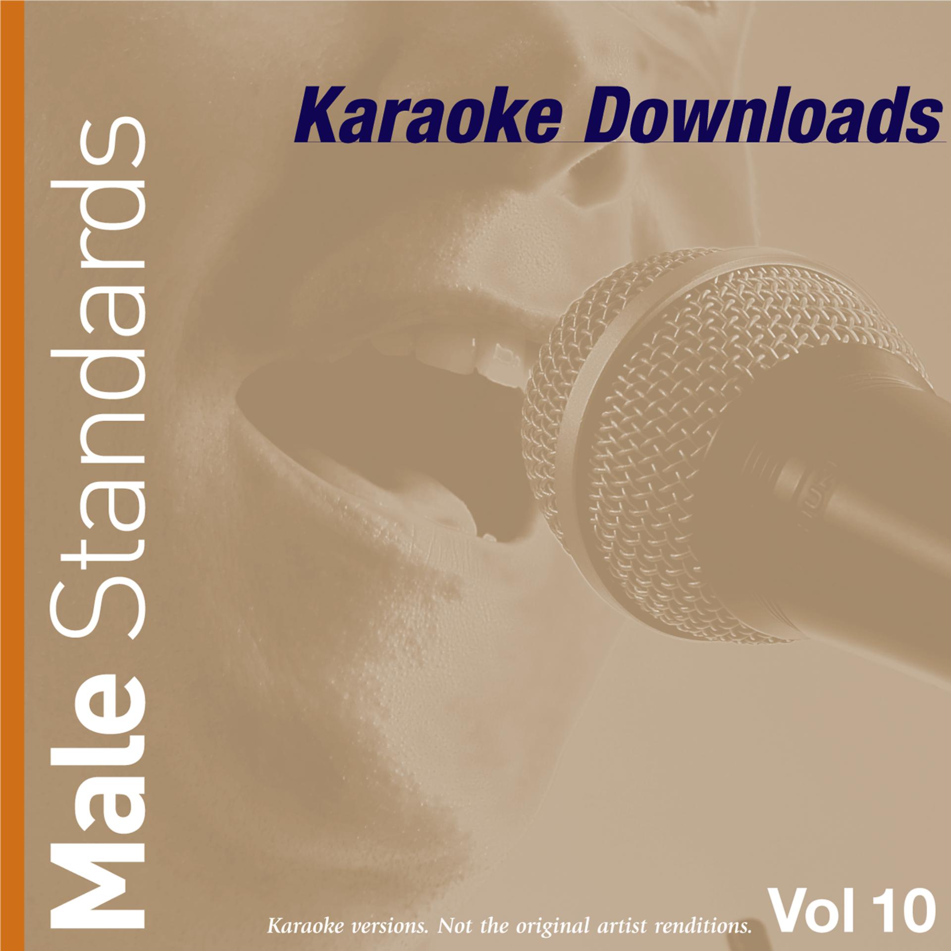 Постер альбома Karaoke Downloads - Male Standards Vol.10