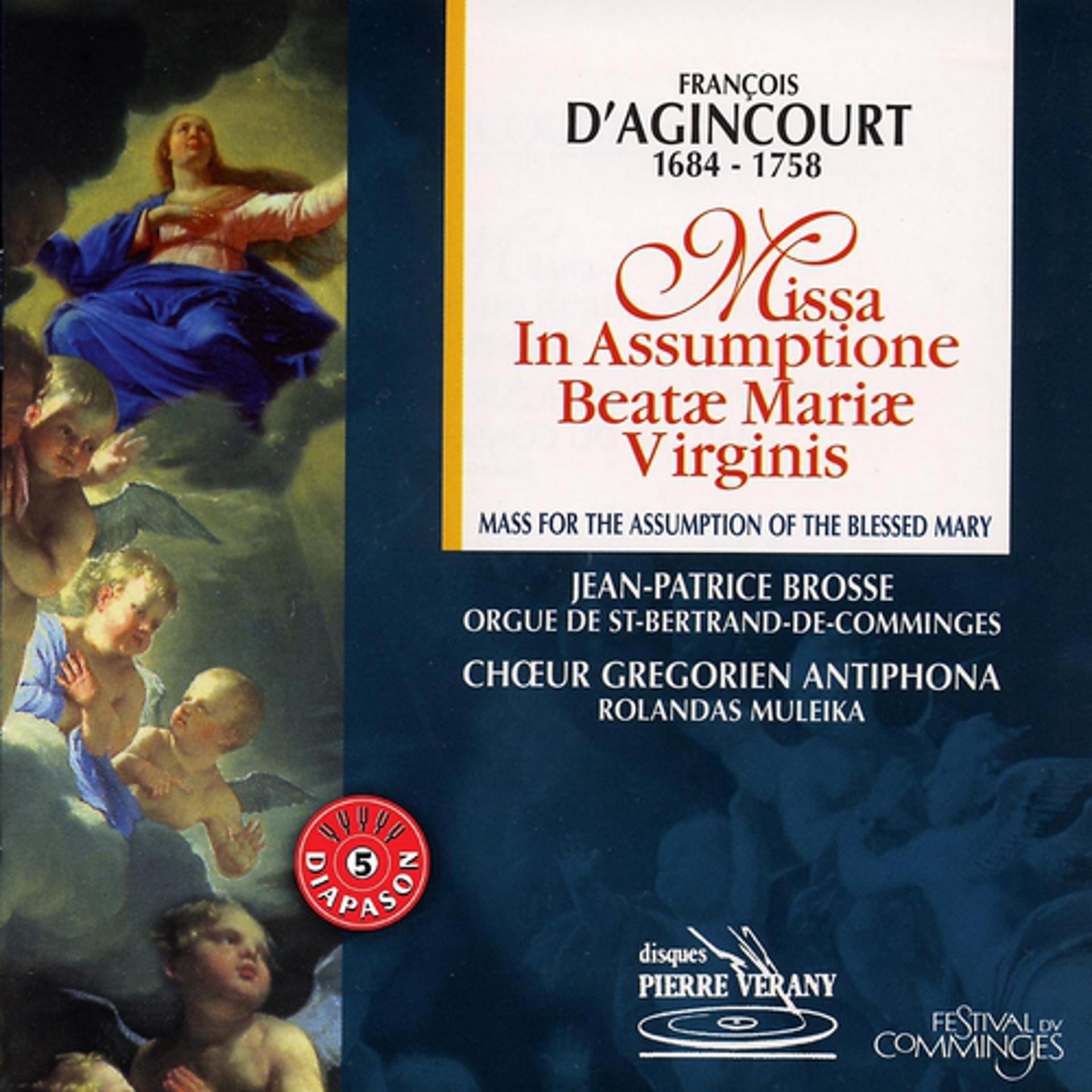 Постер альбома D'Agincourt : Missa in assumptione beata Mariae virginis