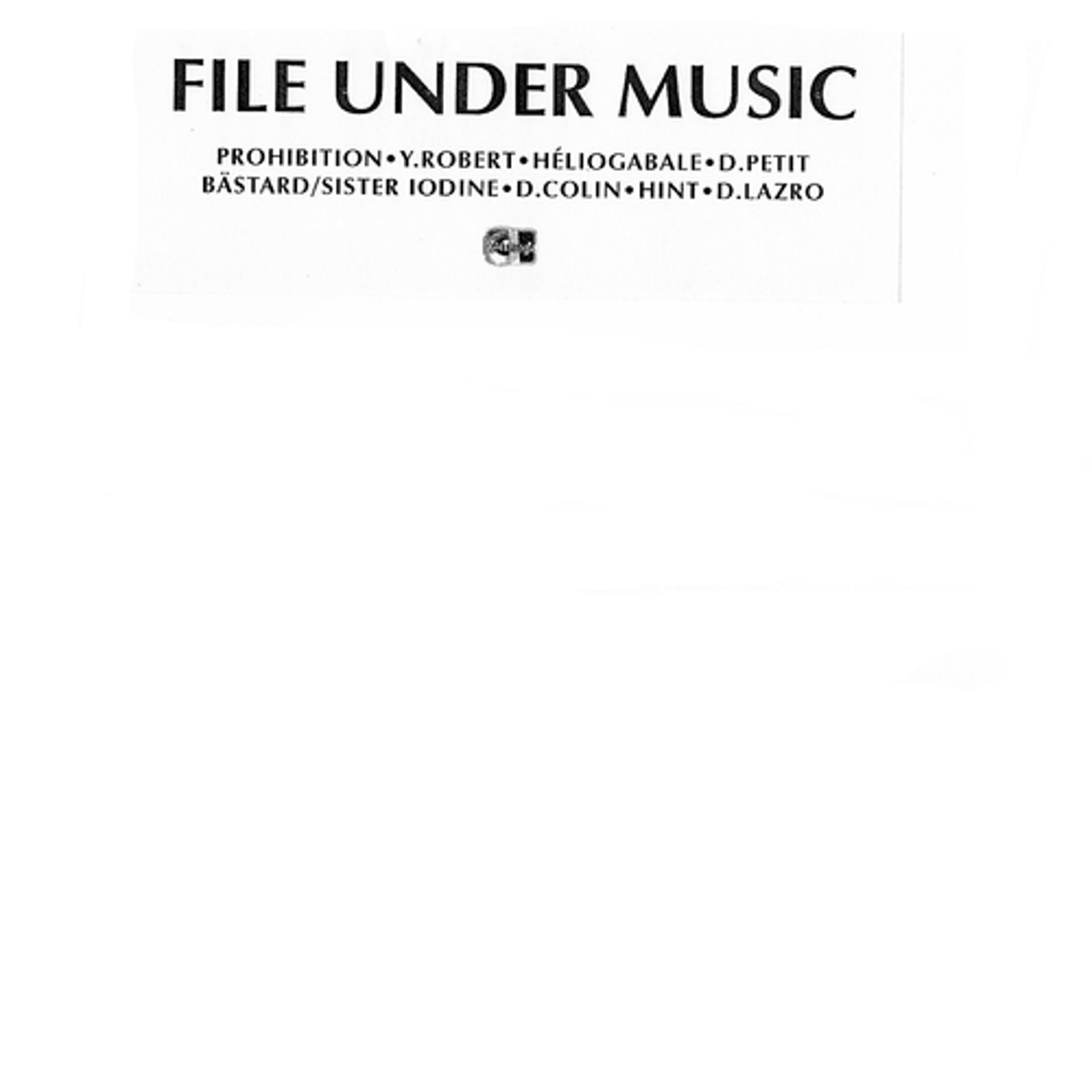 Постер альбома File Under Music