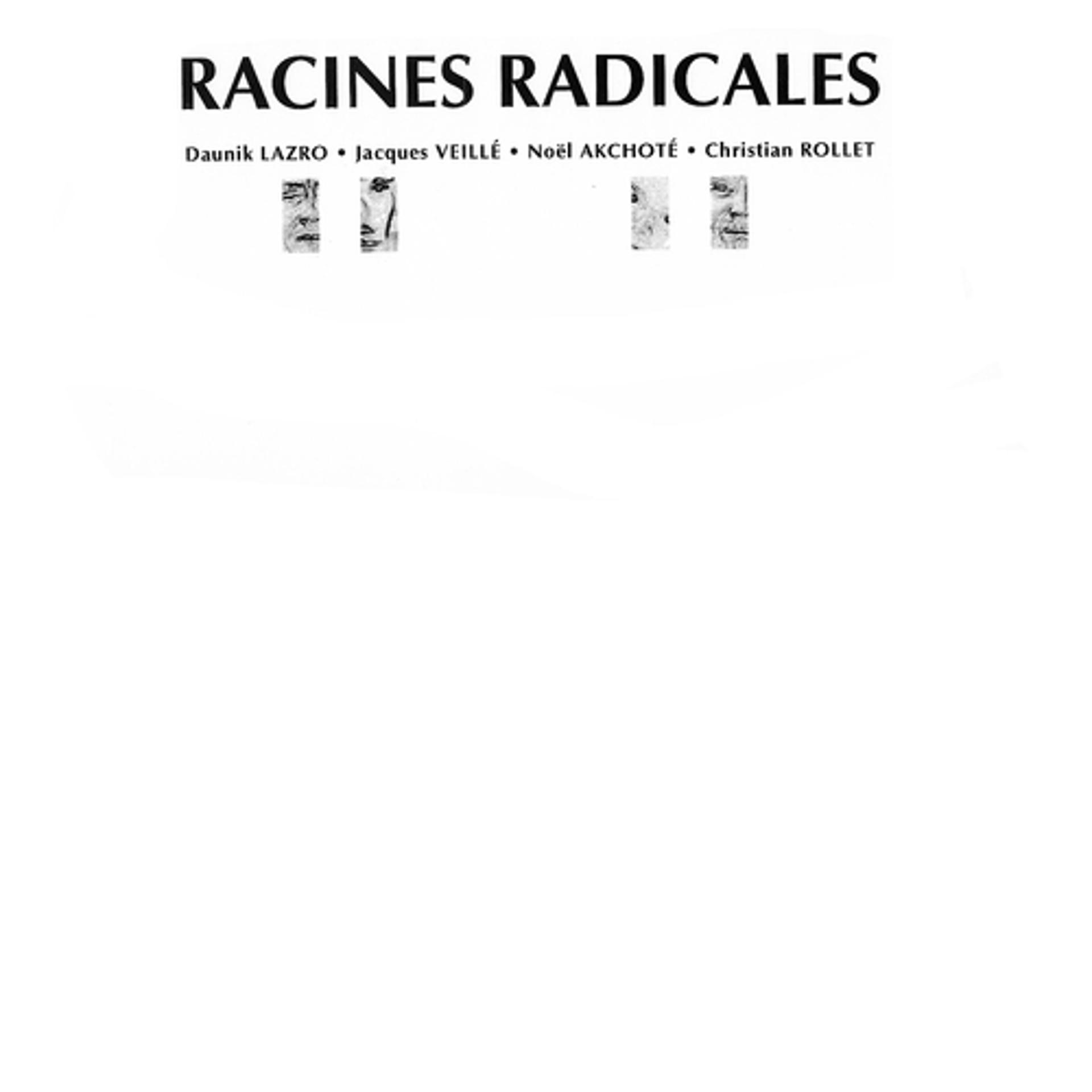 Постер альбома Racines radicales