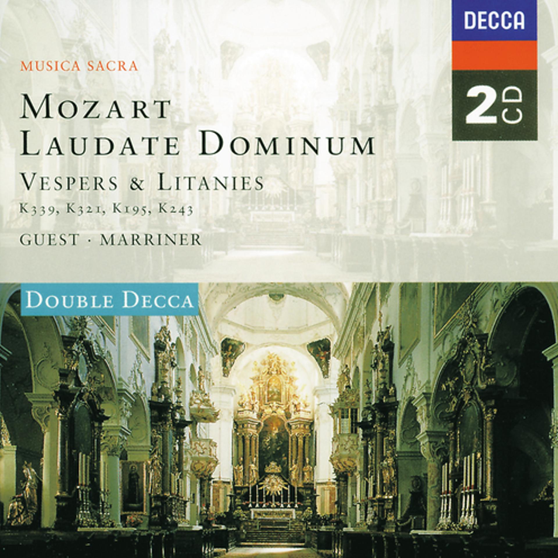 Постер альбома Mozart: Laudate Dominum - Vespers & Litanies
