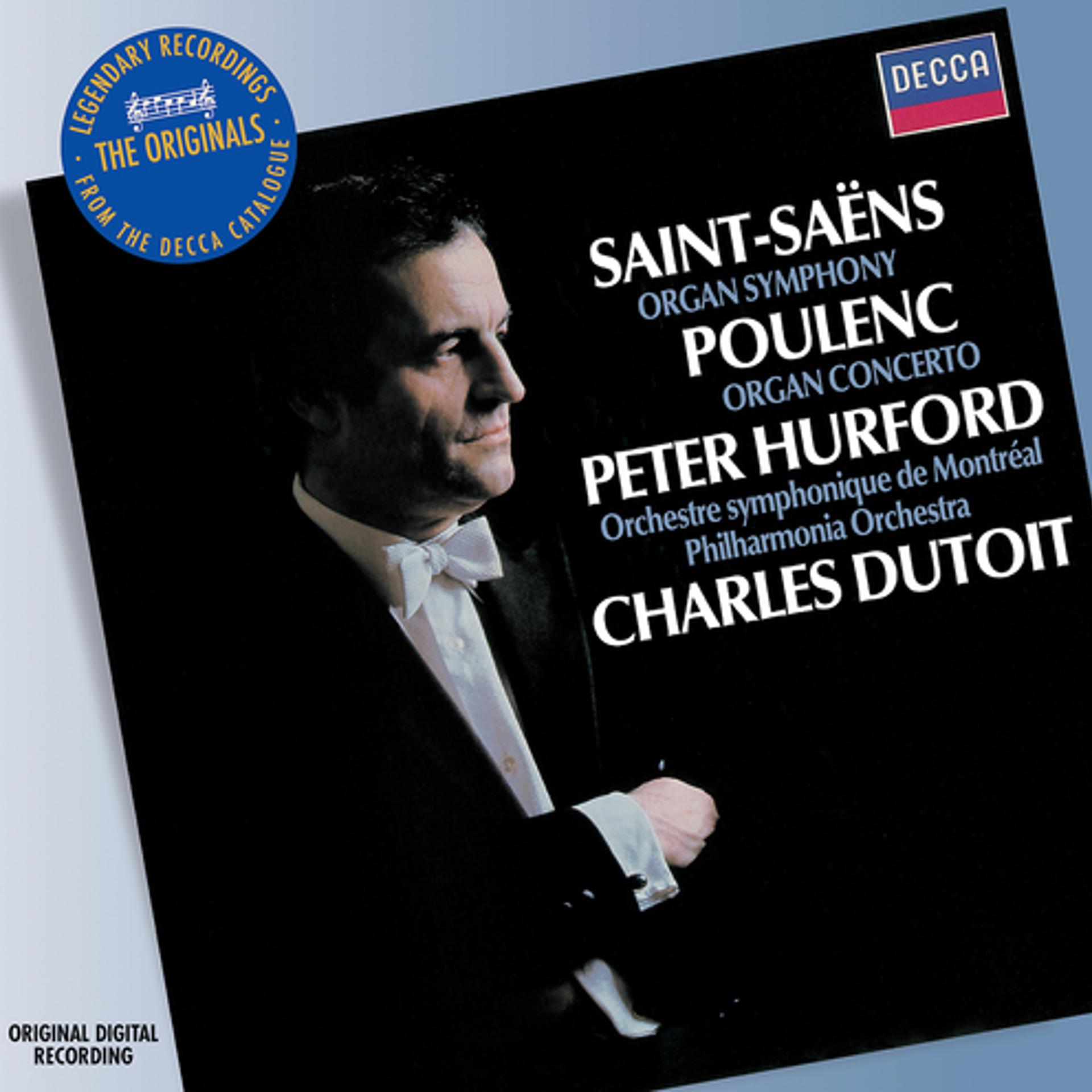 Постер альбома Saint-Saens: Organ Symphony; Poulenc: Organ Concerto