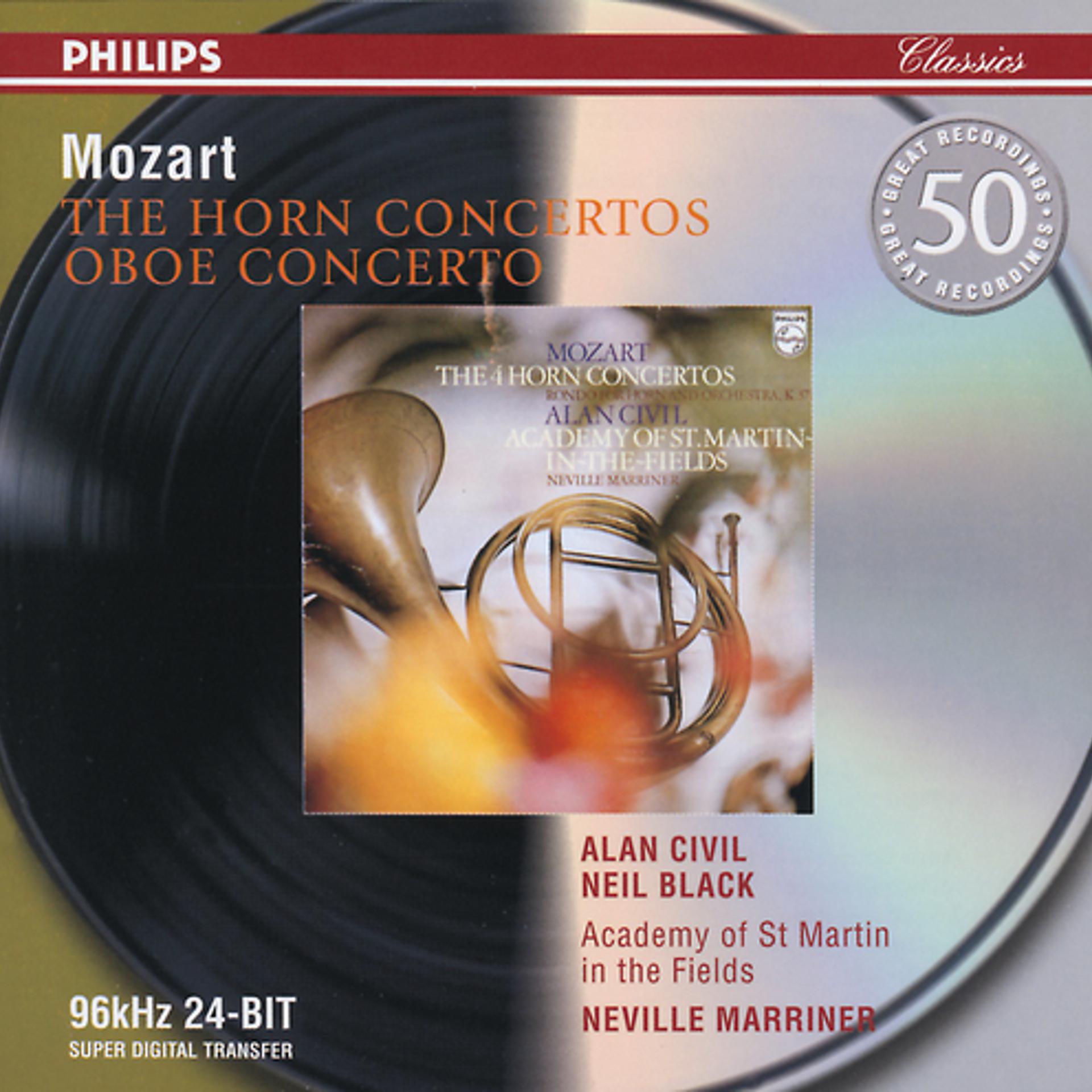 Постер альбома Mozart: The Horn Concertos; Oboe Concerto