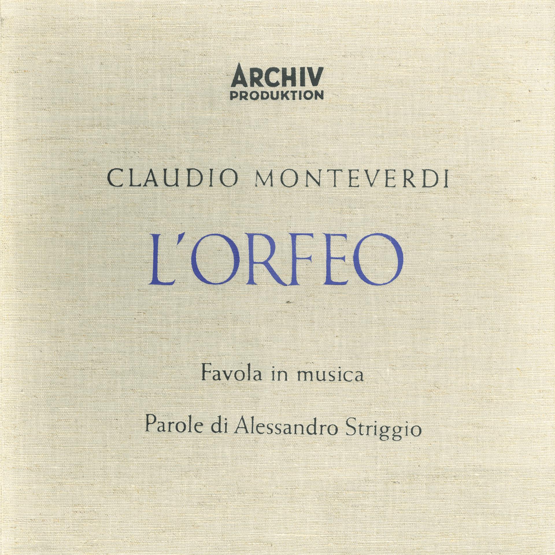 Постер альбома Monteverdi: L'Orfeo