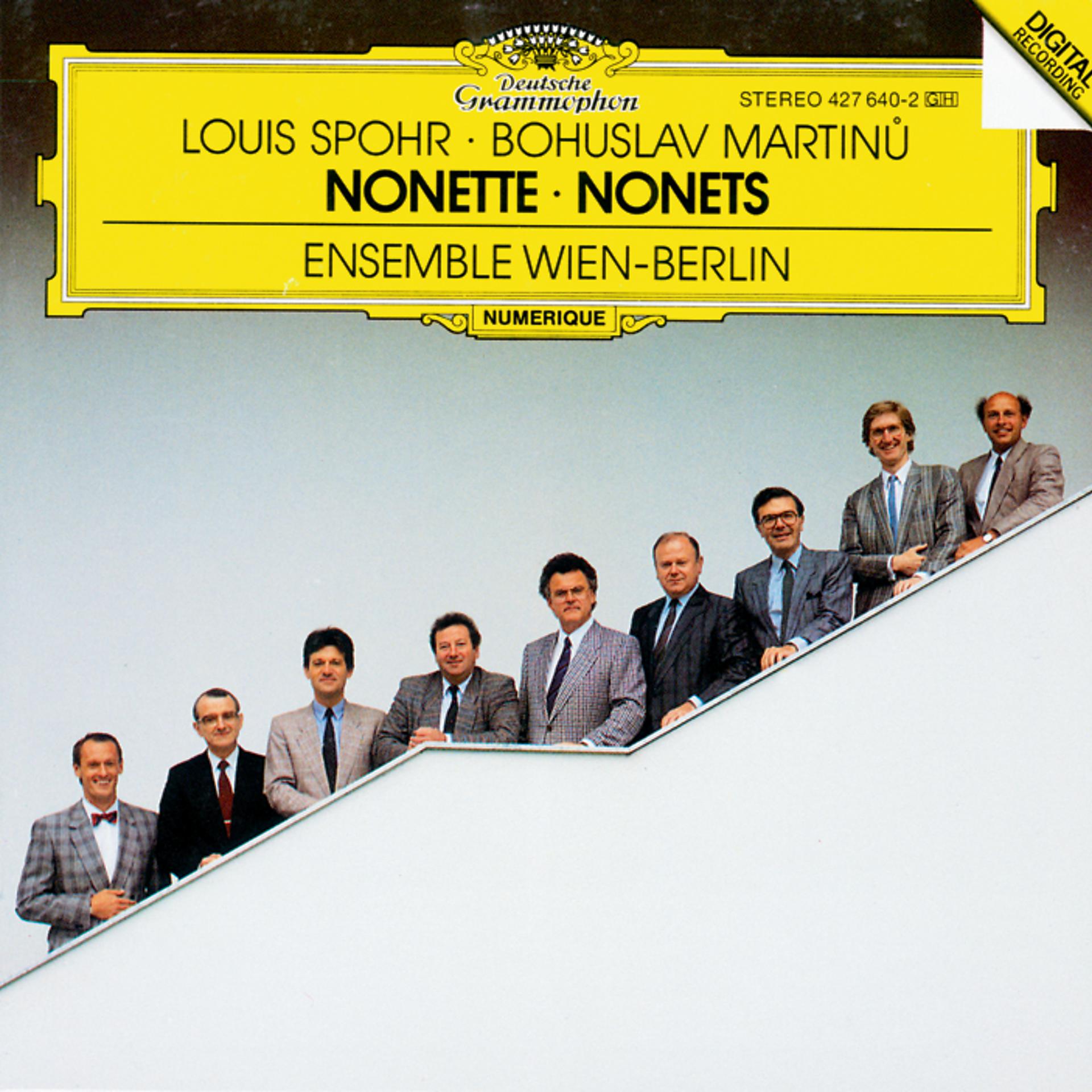Постер альбома Spohr: Nonetto In F Major, Op. 31 / Martinu: Nonetto (1959)