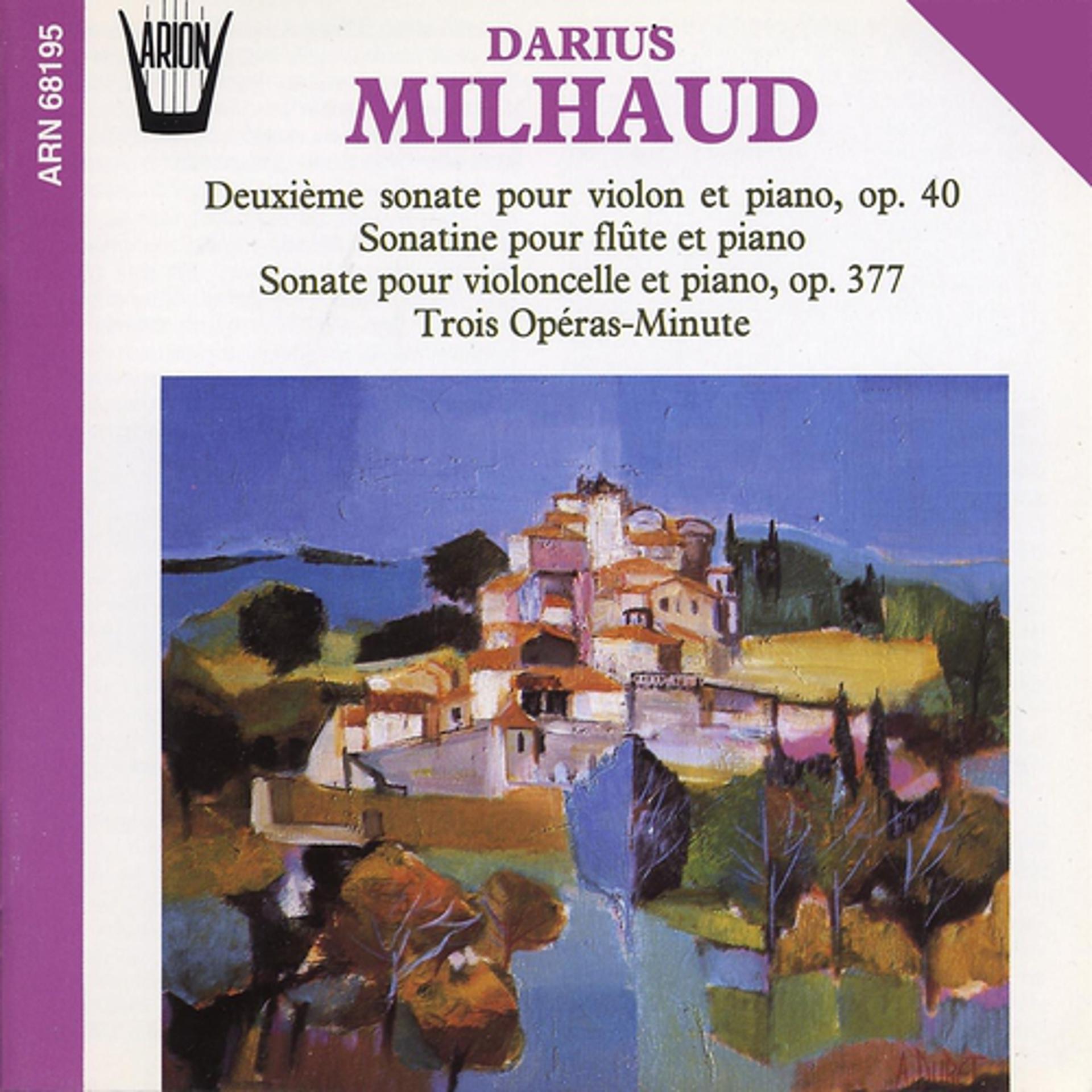 Постер альбома Milhaud : Sonates pour piano