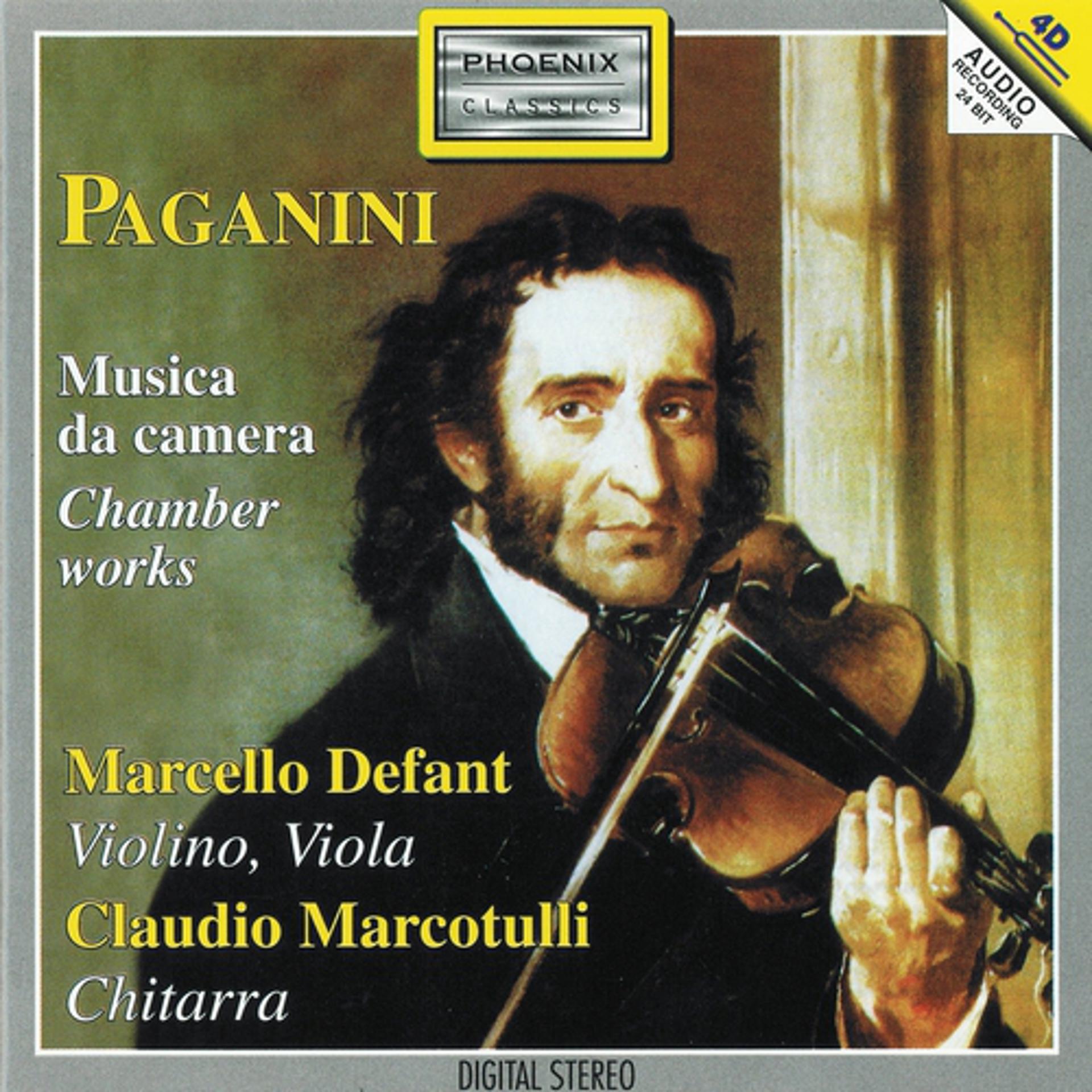 Постер альбома Niccolò Paganini: Chamber Works