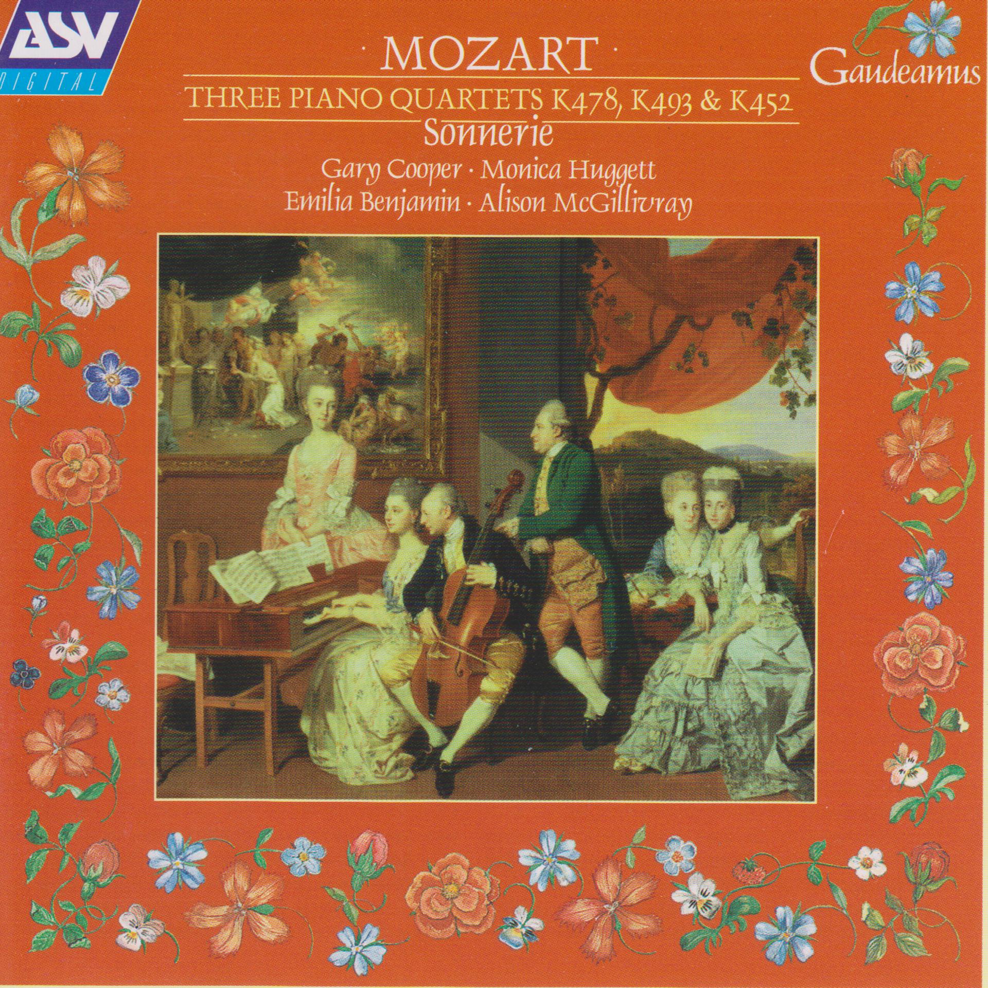 Постер альбома Mozart: 3 Piano Quartets, K478, K493, K452