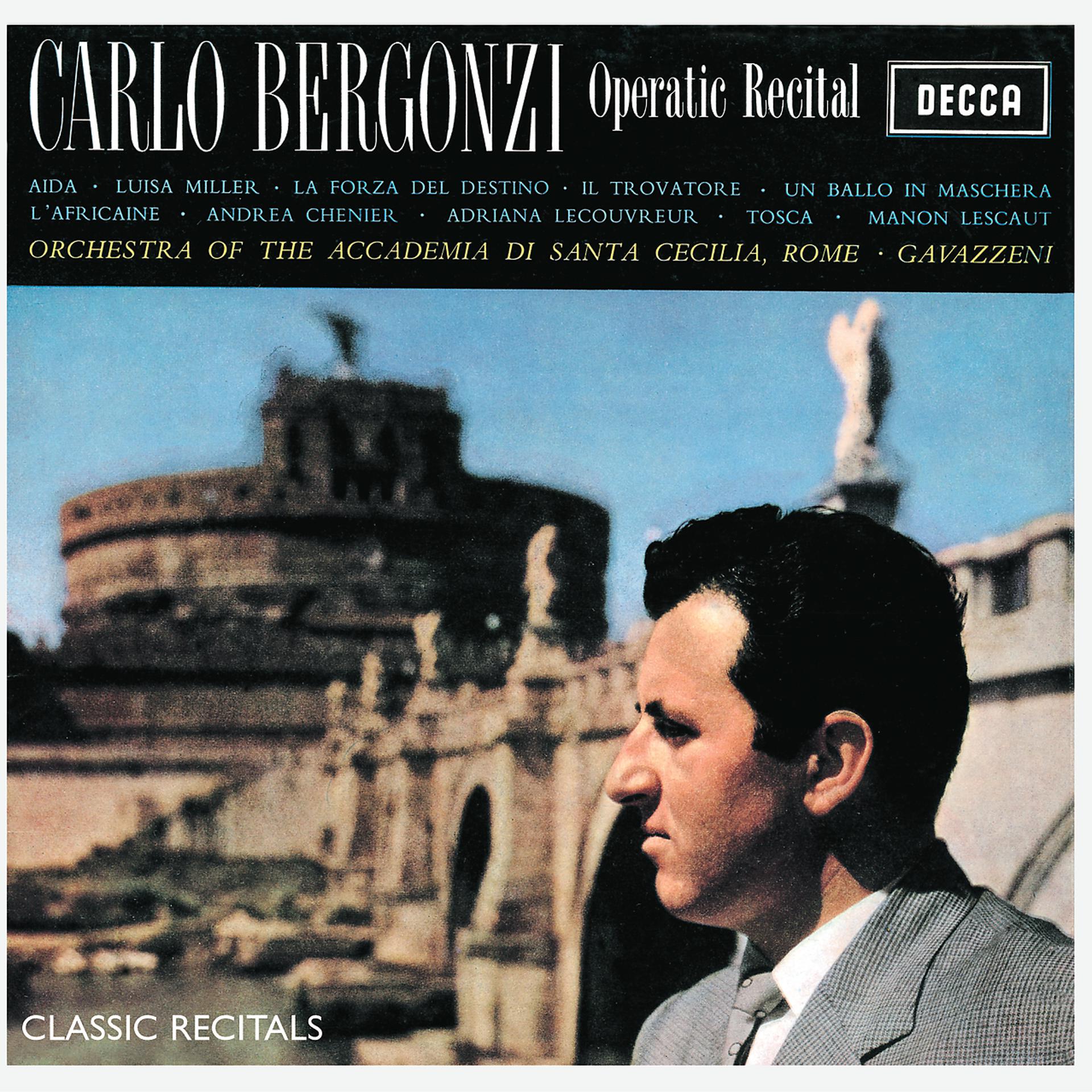 Постер альбома Carlo Bergonzi Recital
