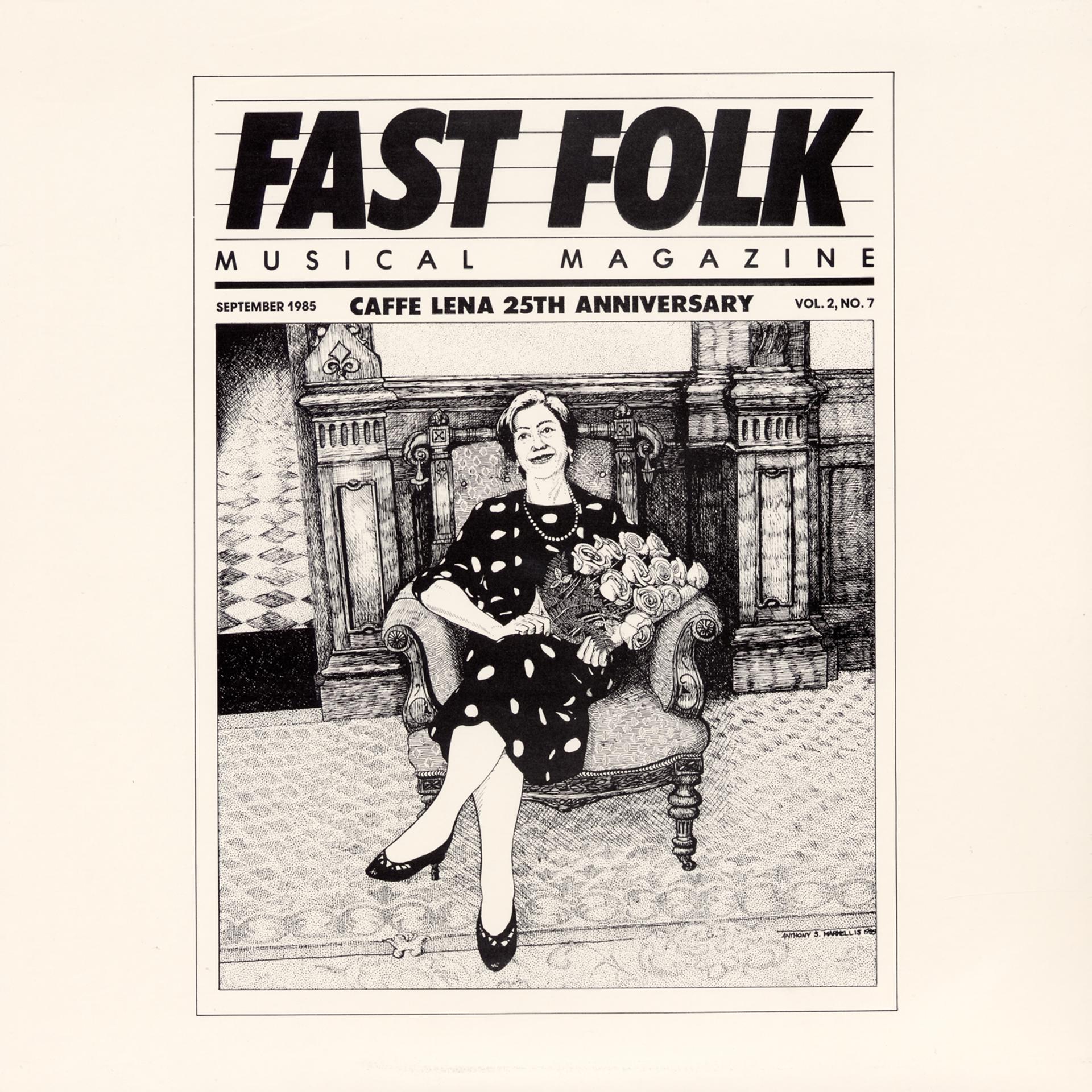 Постер альбома Fast Folk Musical Magazine (Vol. 2, No. 7) Cafe Lena - 25th Anniversary Concert
