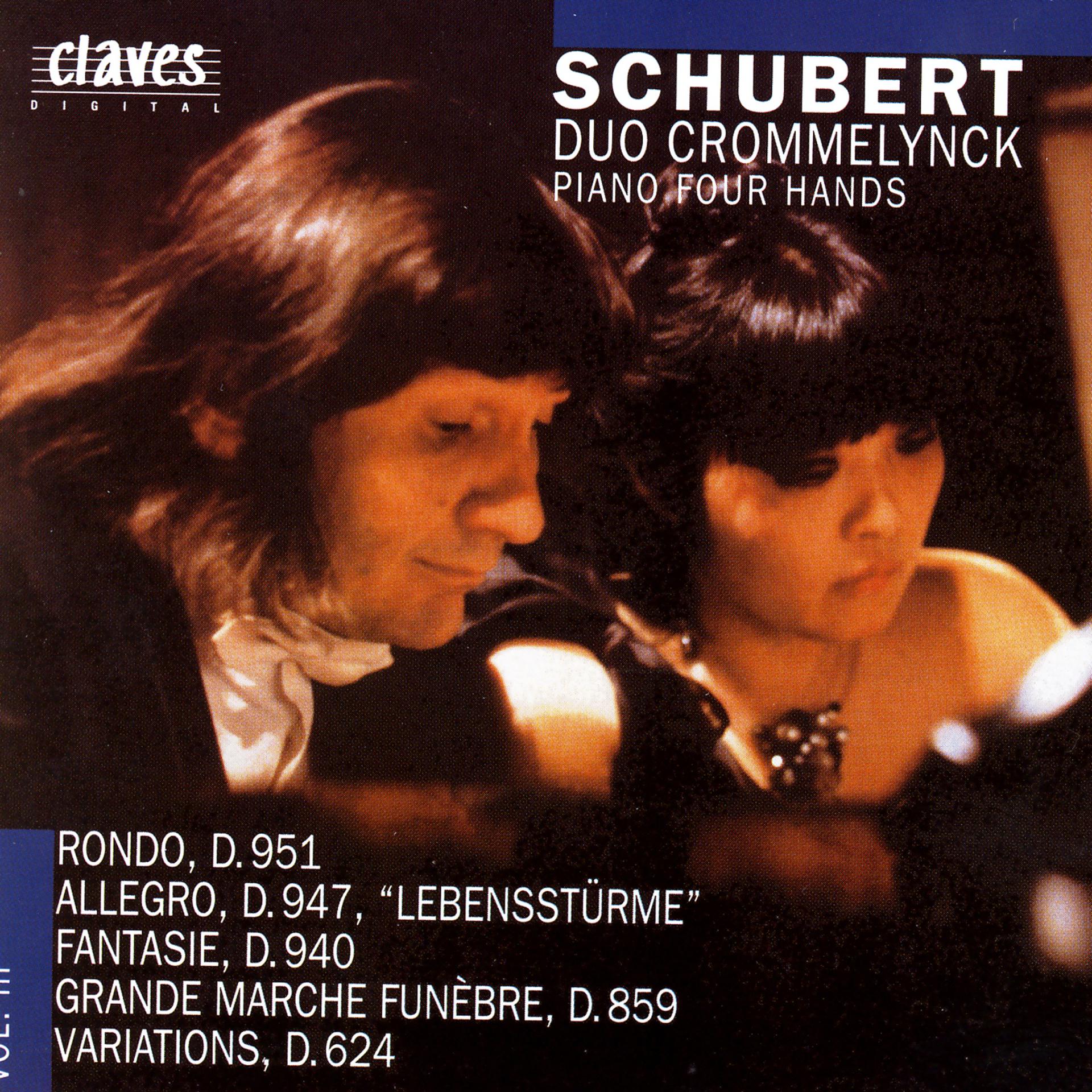 Постер альбома Schubert: Works for Piano 4 Hands Vol. III