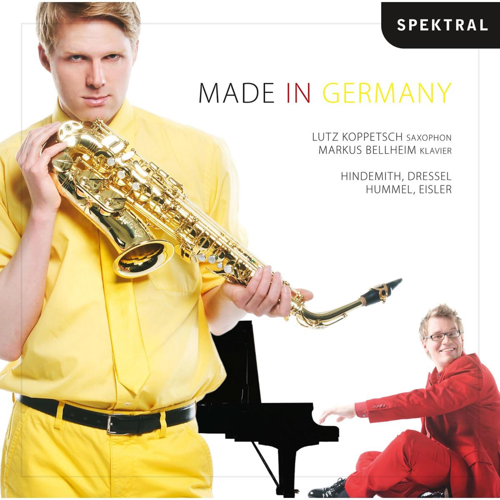 Постер альбома Hindemith, Hummel, Dressel & Eisler: Made in Germany
