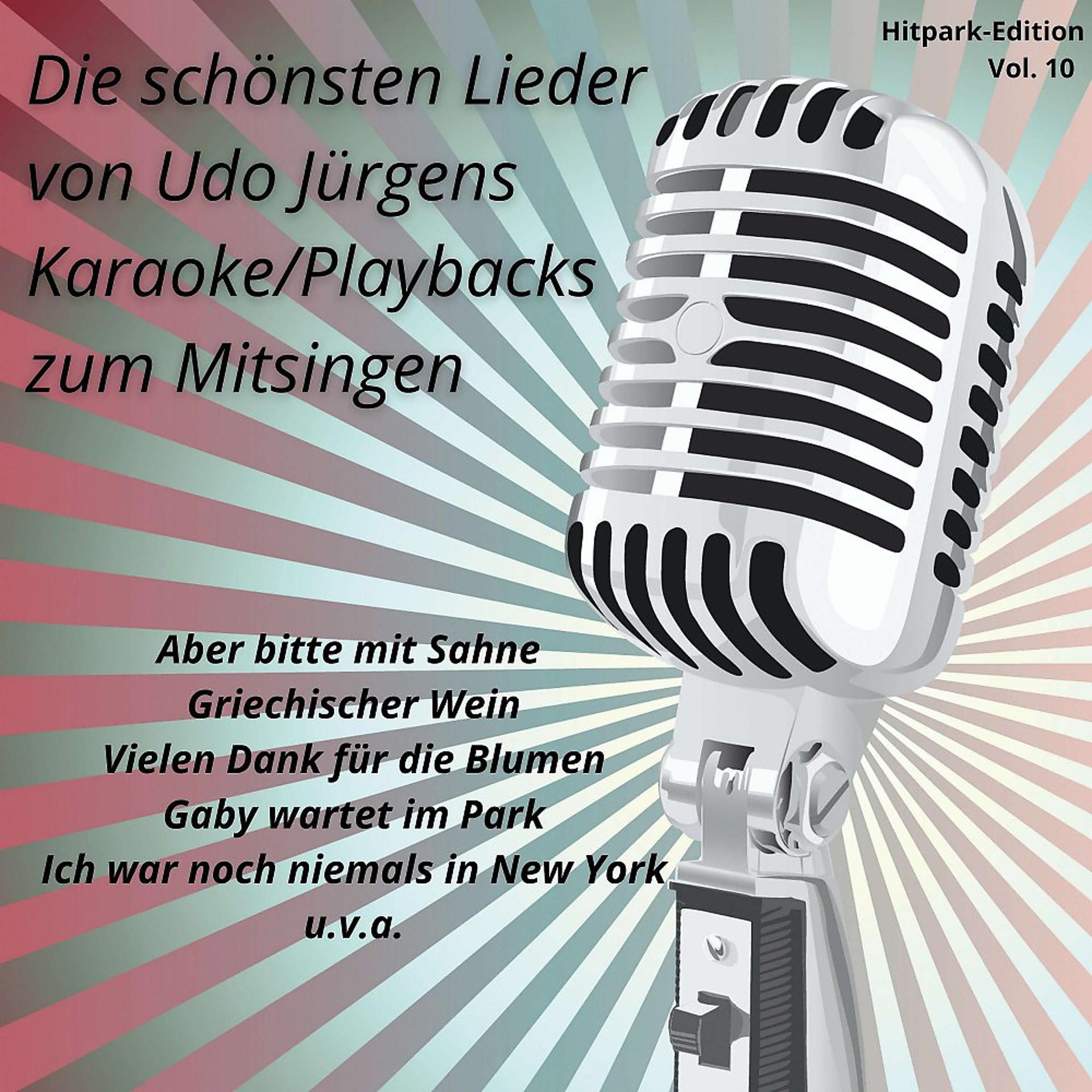 Постер альбома Hitpark Edition, Vol. 10 (Die schönsten Lieder von Udo Jürgens zum Mitsingen)