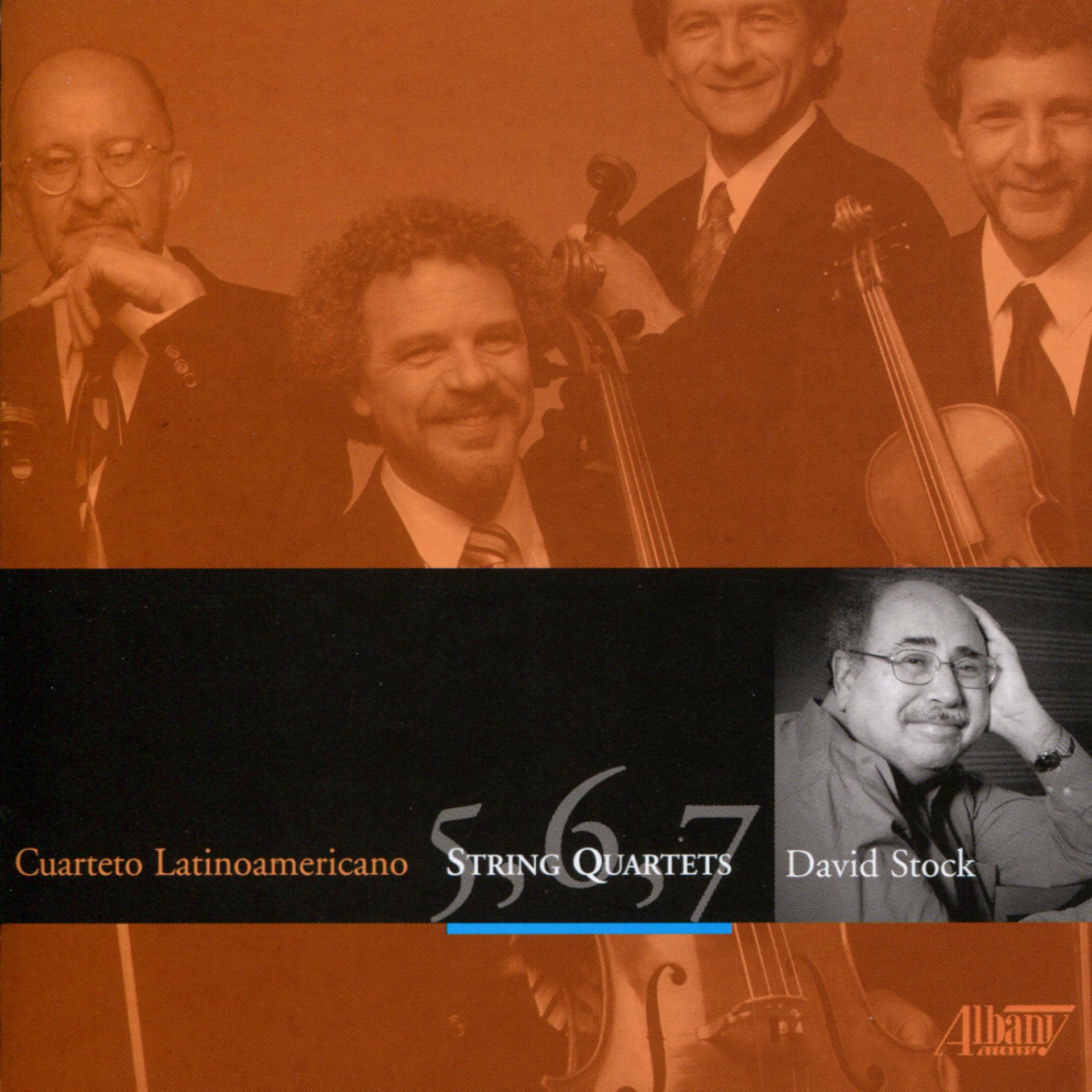 Постер альбома David Stock: String Quartets