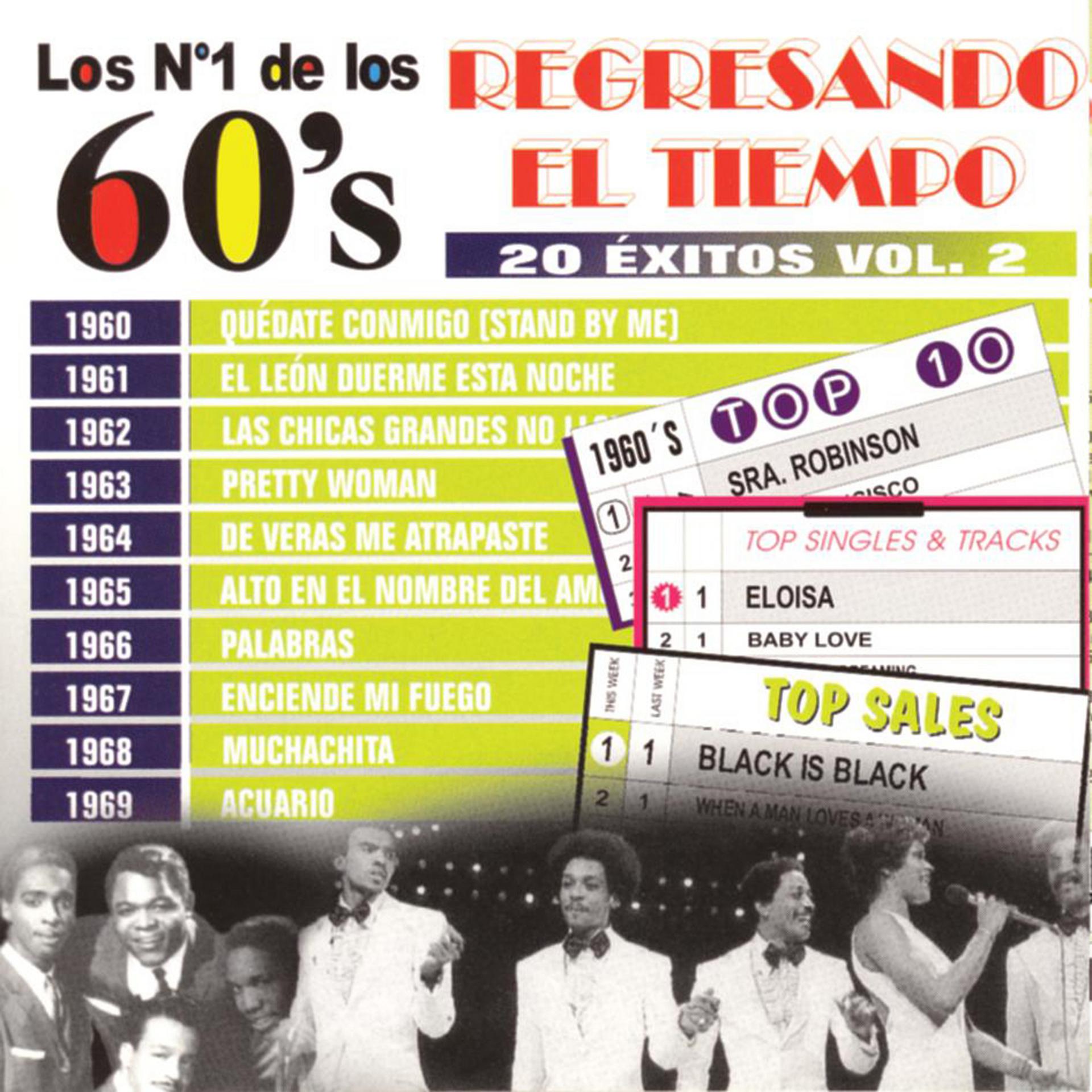 Постер альбома Los No. 1 de los 60's - Regresando el Tiempo - 20 Éxitos Vol. 2