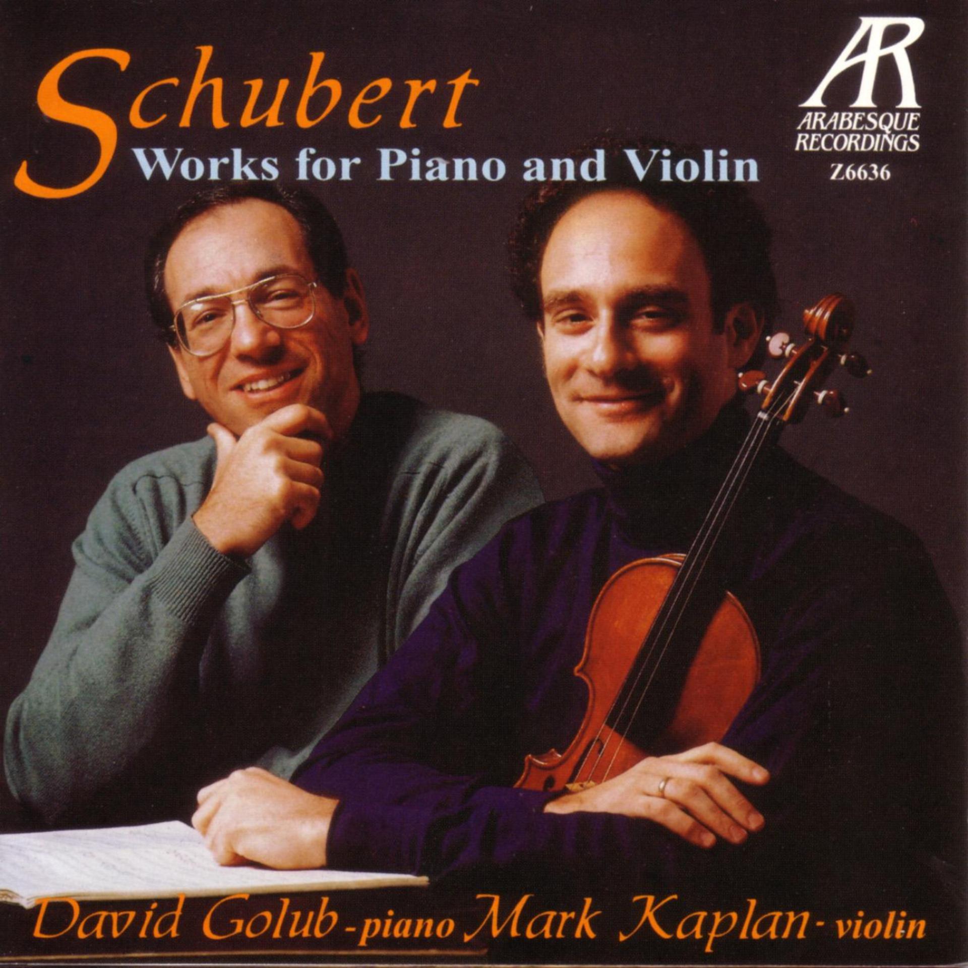 Постер альбома Schubert: Works For Piano And Violin