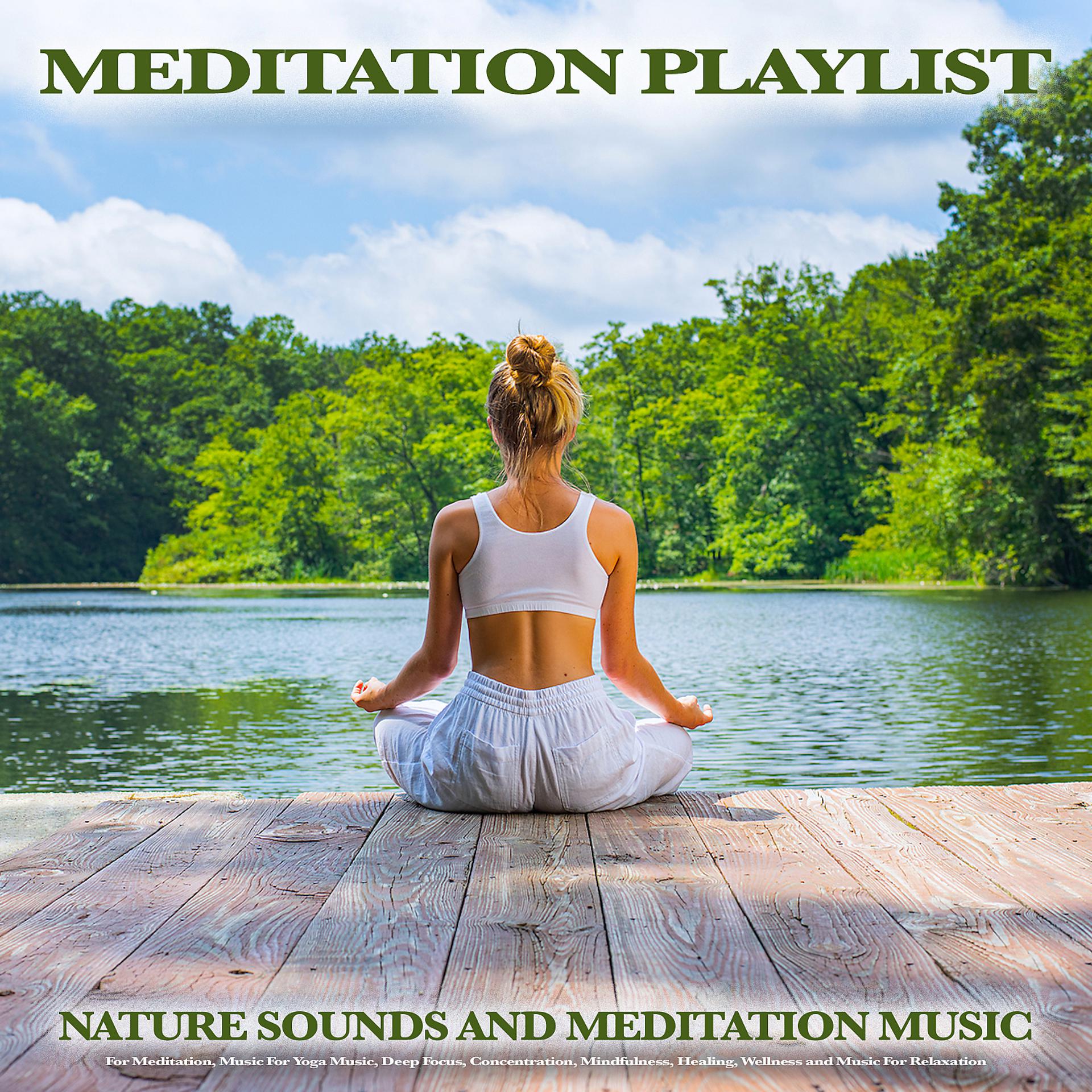 Постер альбома Meditation Playlist: Nature Sounds and Meditation Music For Meditation, Music For Yoga Music, Deep Focus, Concentration, Mindfulness, Healing, Wellness and Music For Relaxation