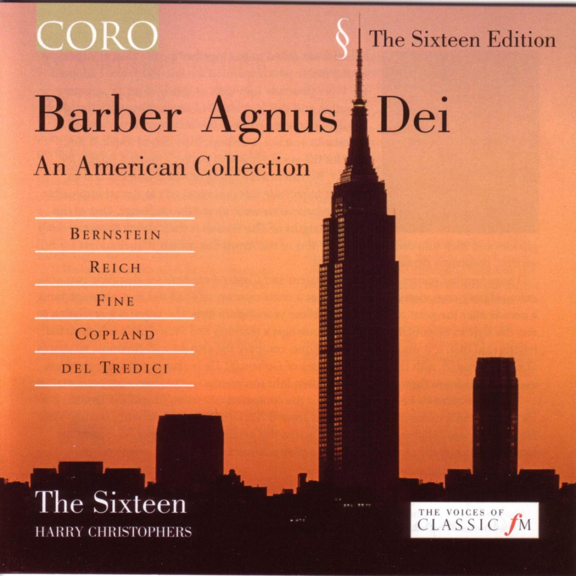 Постер альбома Barber: Agnus Dei - An American Collection