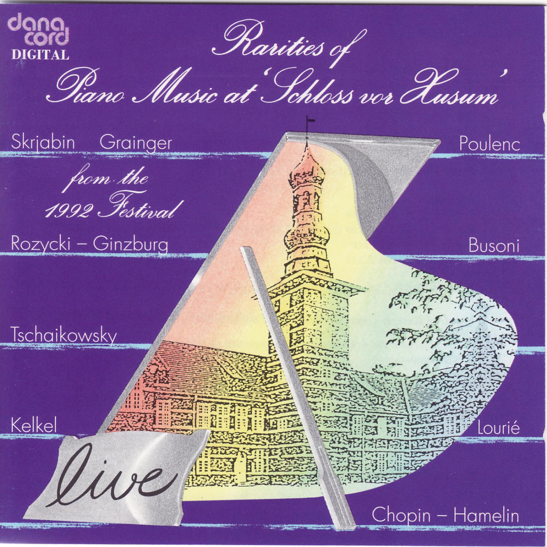 Постер альбома Rarities of Piano Music 1992: Live Recordings from the Husum Festival