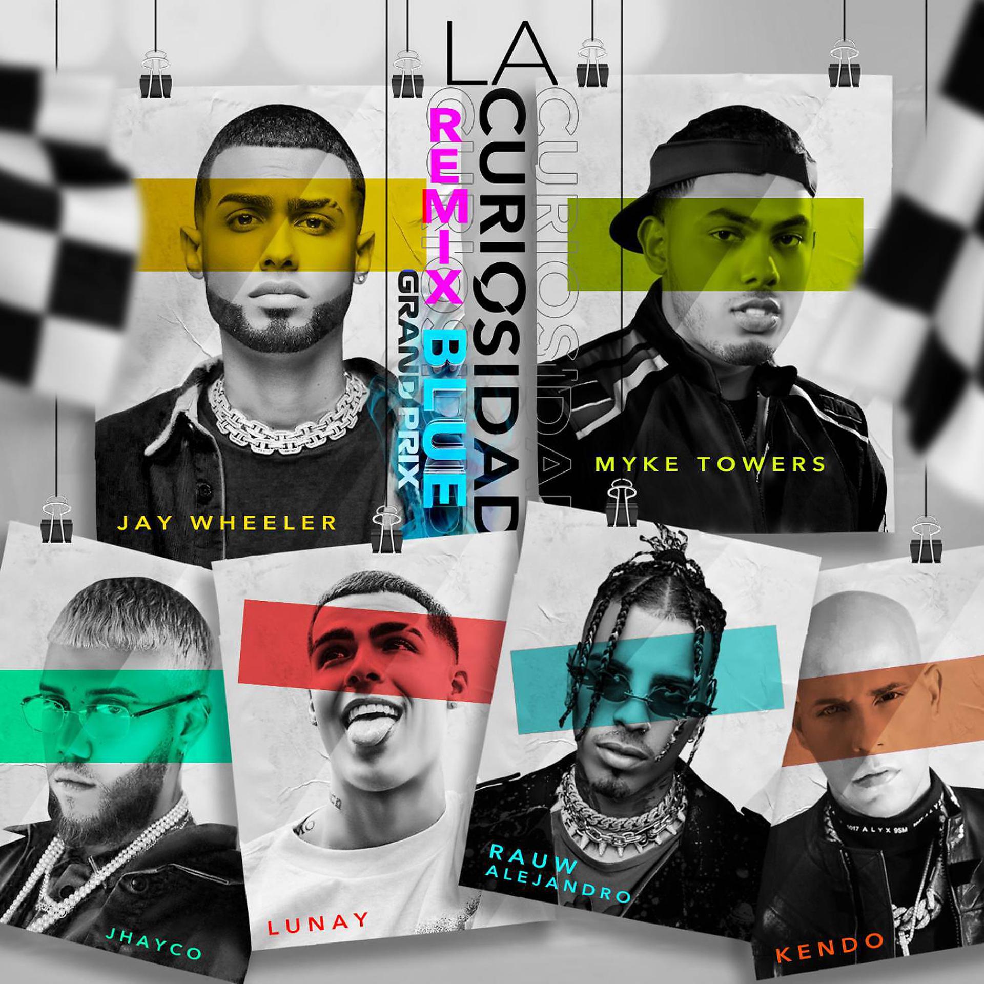 Постер альбома La Curiosidad (Blue Grand Prix Remix) [feat. Dj Nelson, JHAYCO, Lunay & Kendo Kaponi]