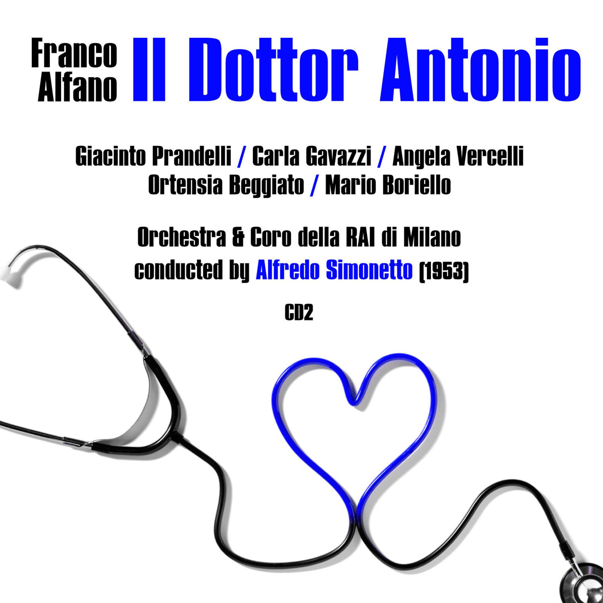 Постер альбома Franco Alfano: Il Dottor Antonio (1953), Volume 2