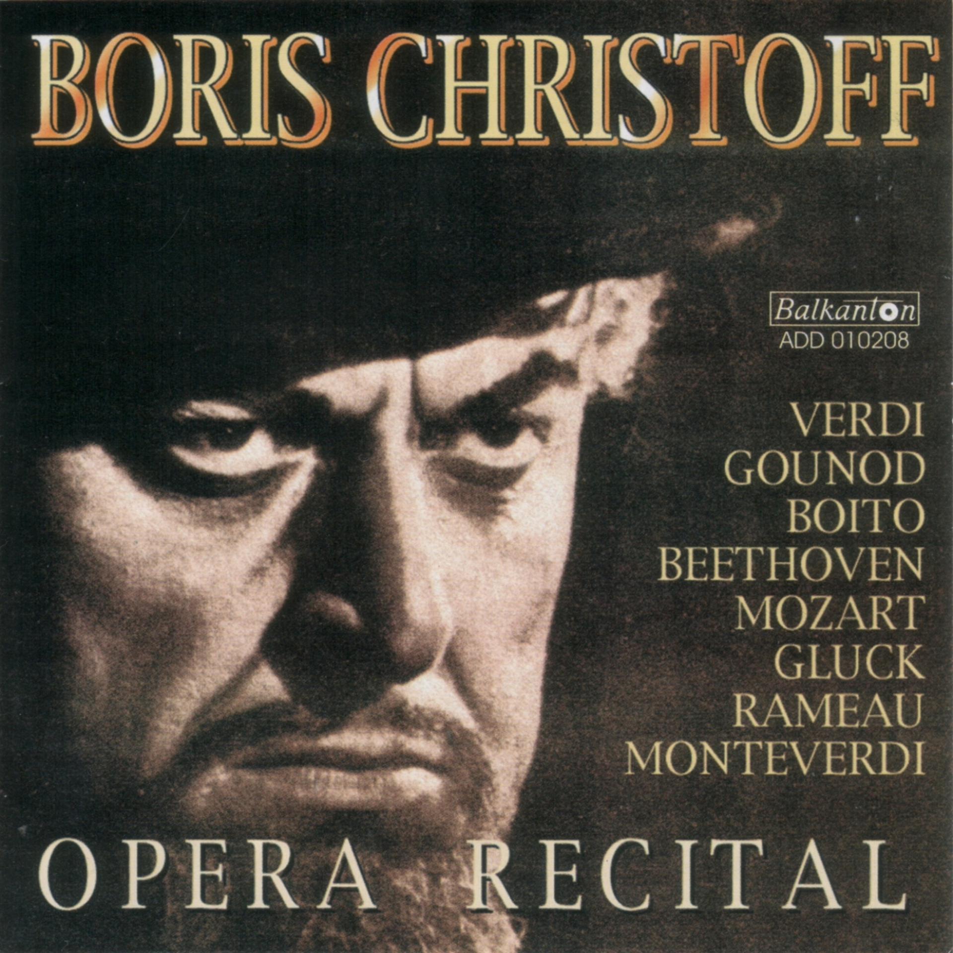 Постер альбома Boris Christoff - Opera Recital