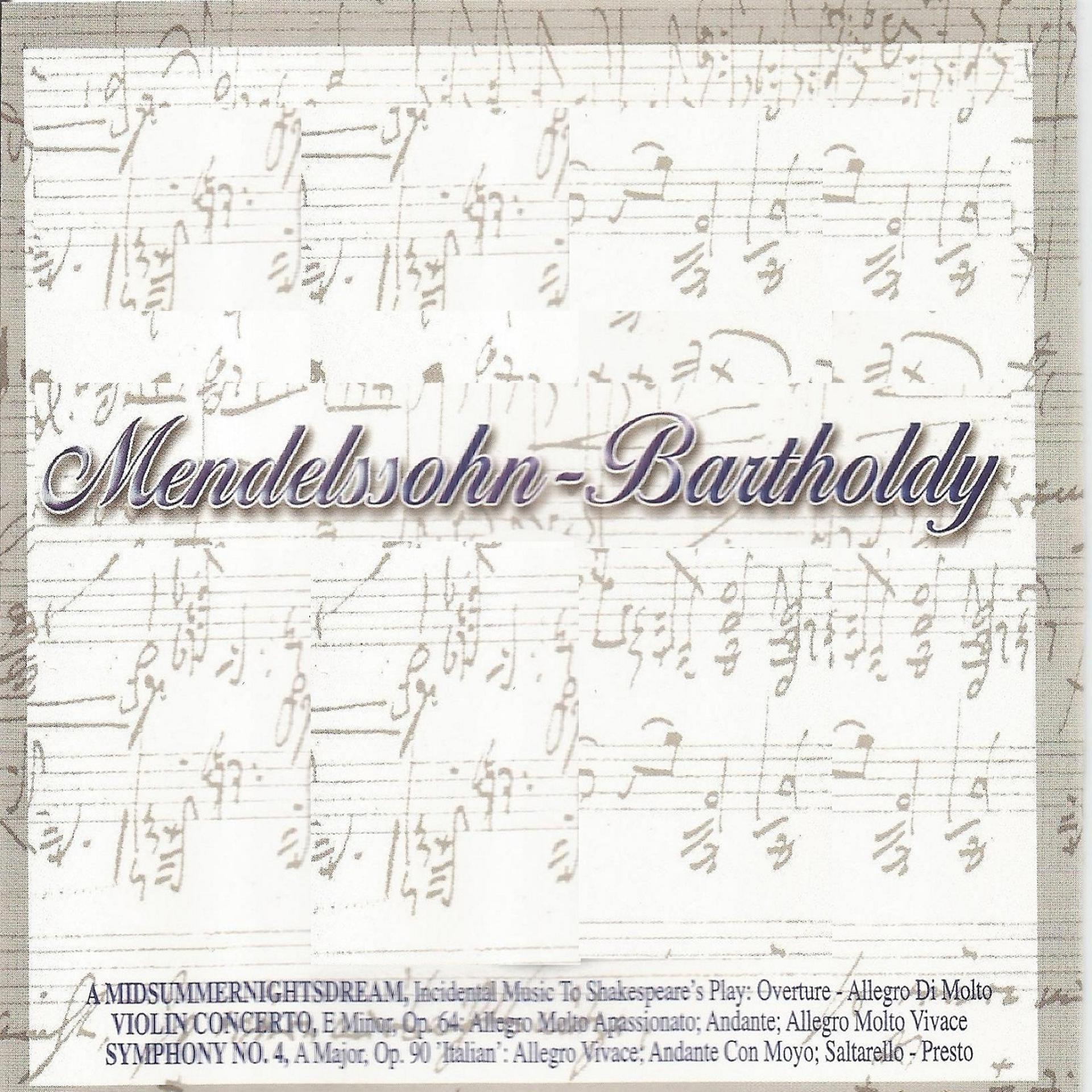 Постер альбома Mendelssohn - Bartholdy