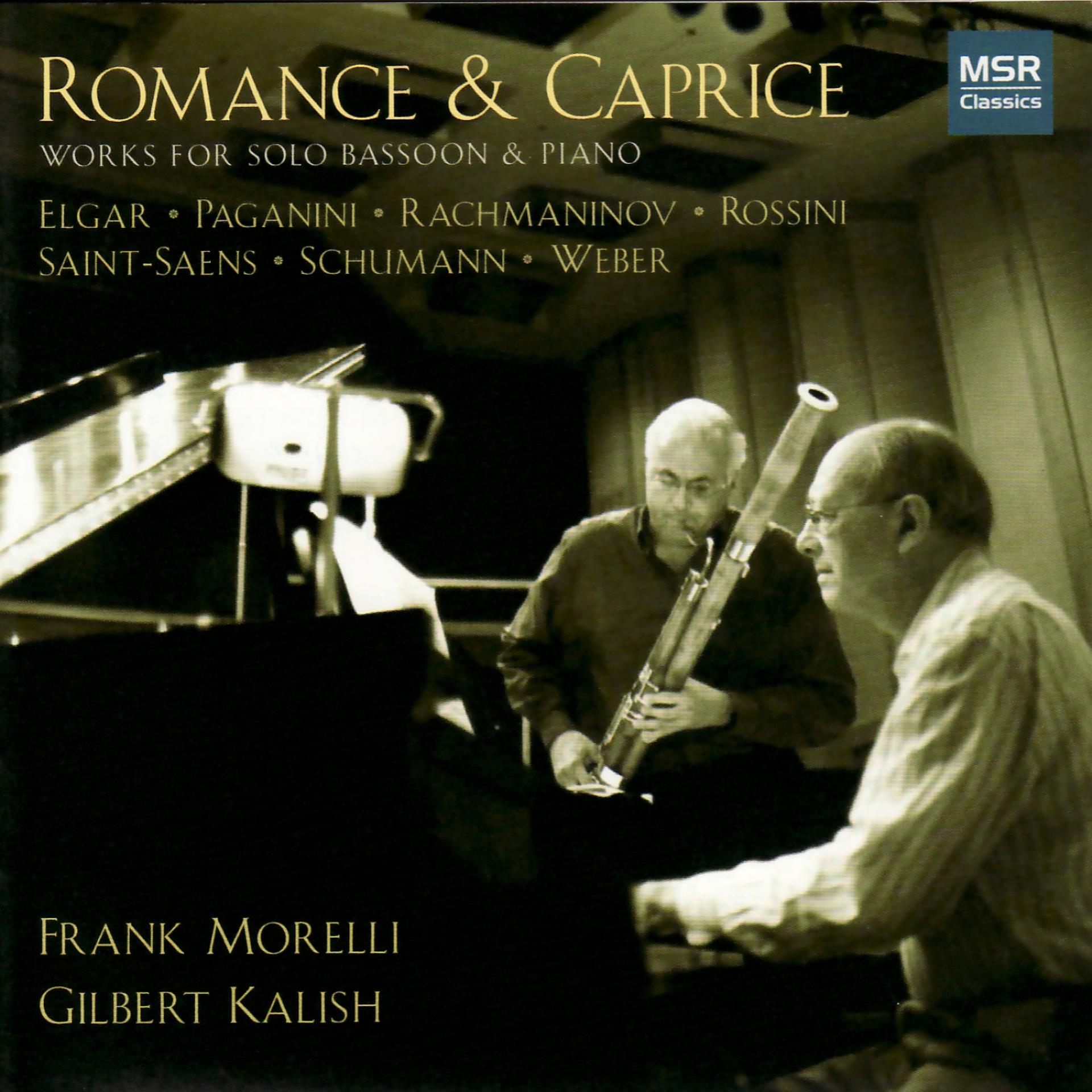 Постер альбома Romance & Caprice: Works for Solo Bassoon & Piano