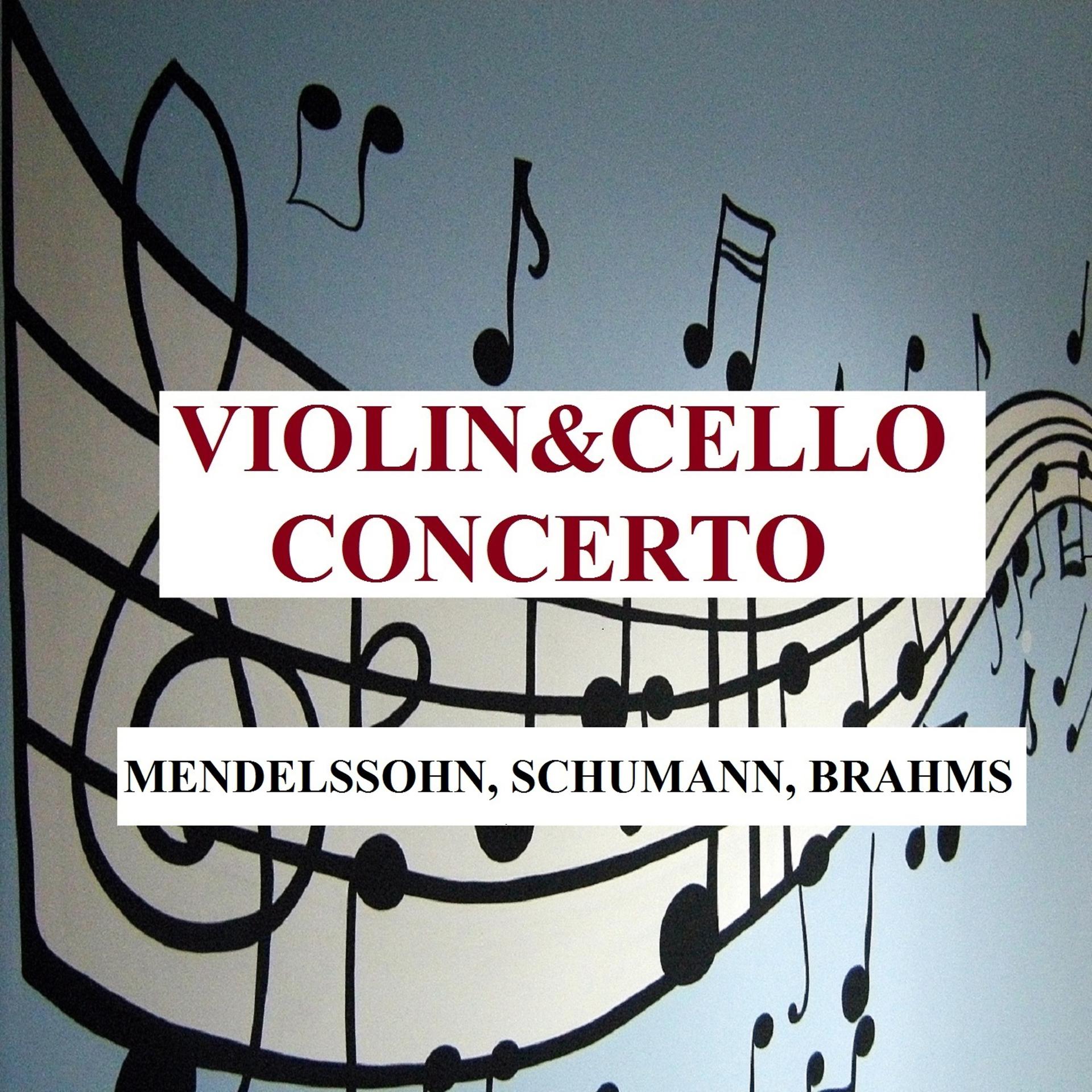 Постер альбома Violin&Cello Concerto - Mendelssohn, Schumann, Brahms