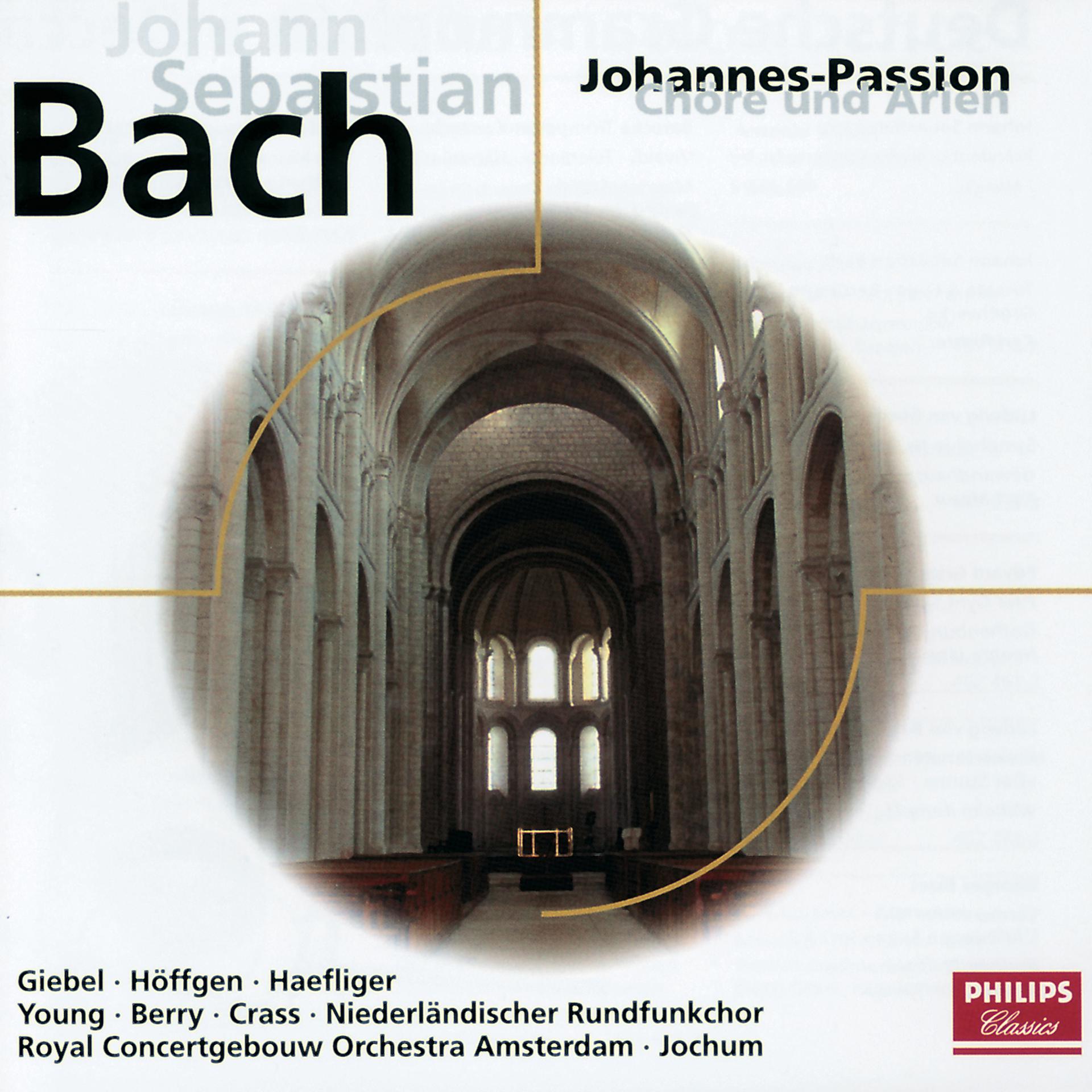 Постер альбома J.S. Bach: Johannes-Passion BWV 245
