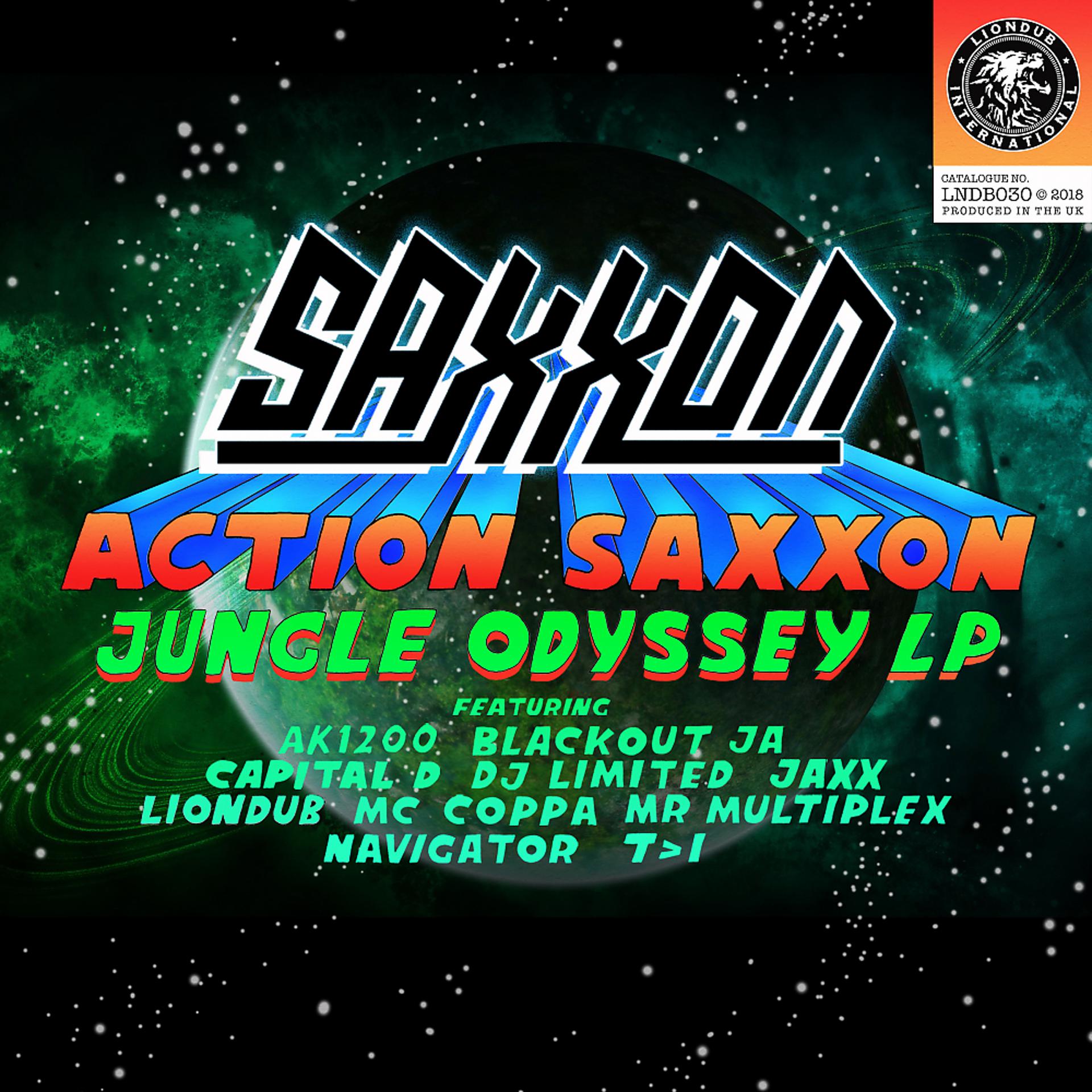 Постер альбома Action Saxxon - Jungle Odyssey