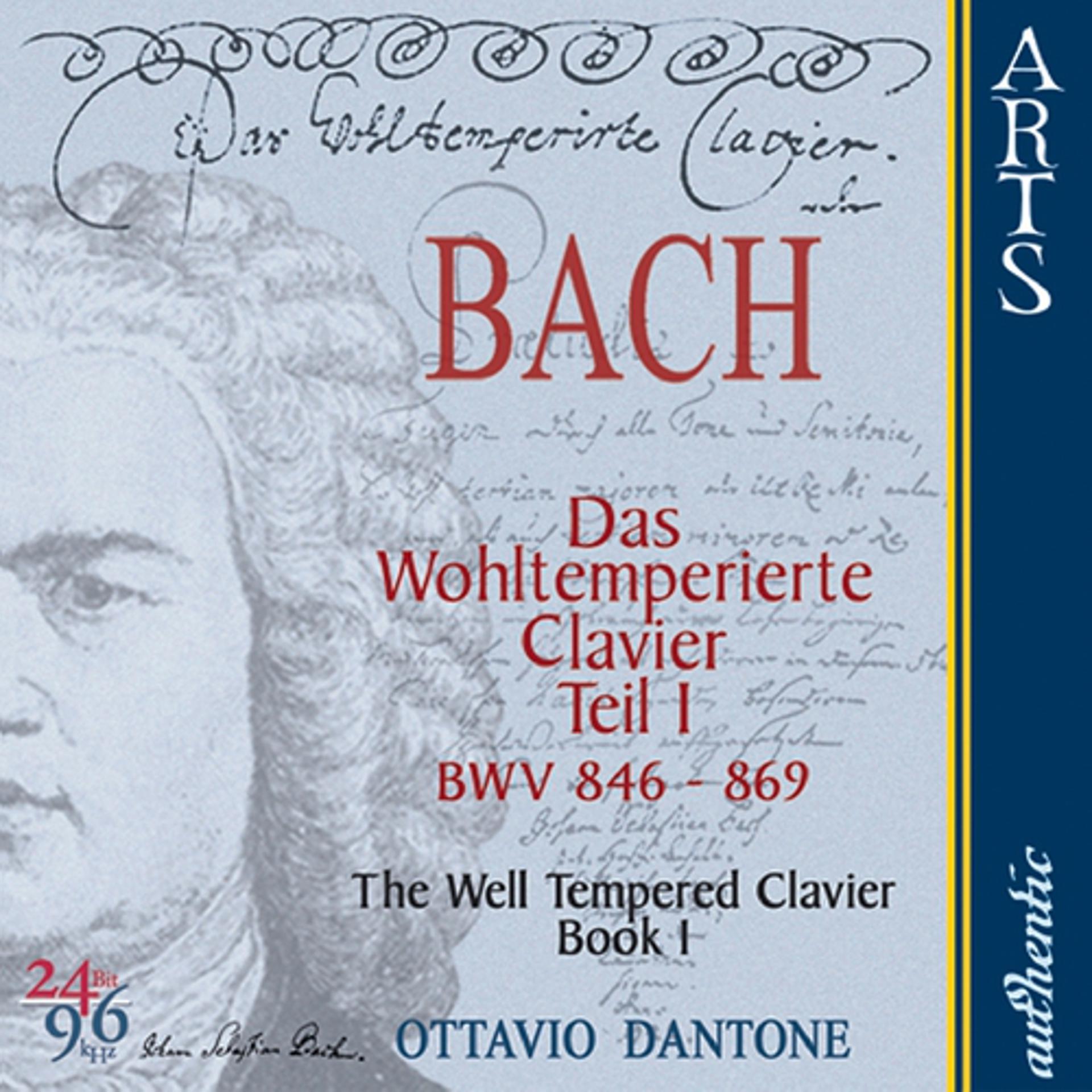 Постер альбома Bach: The Well-Tempered Clavier, BWV 846-869, Book 1