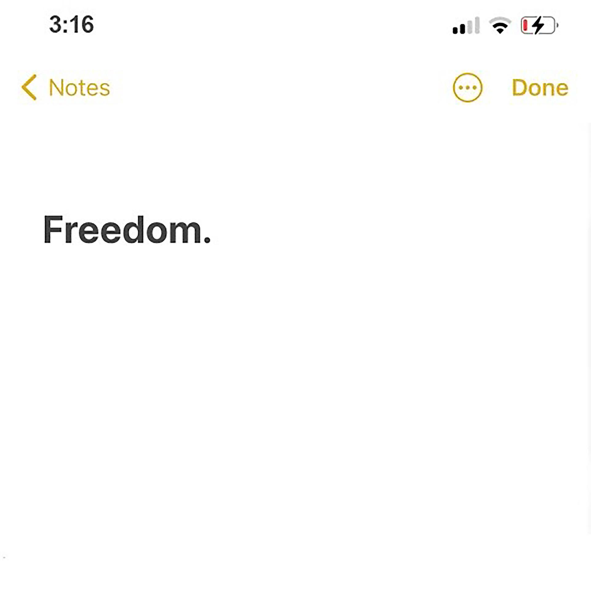 Постер альбома Freedom.