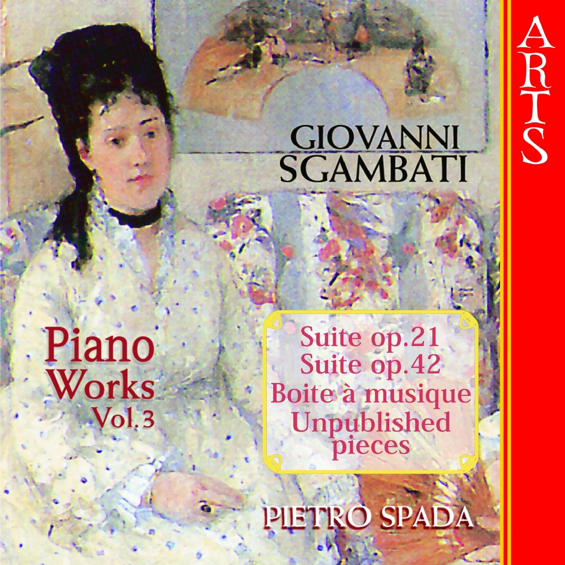 Постер альбома Sgambati: Complete Piano Works, Vol. 3