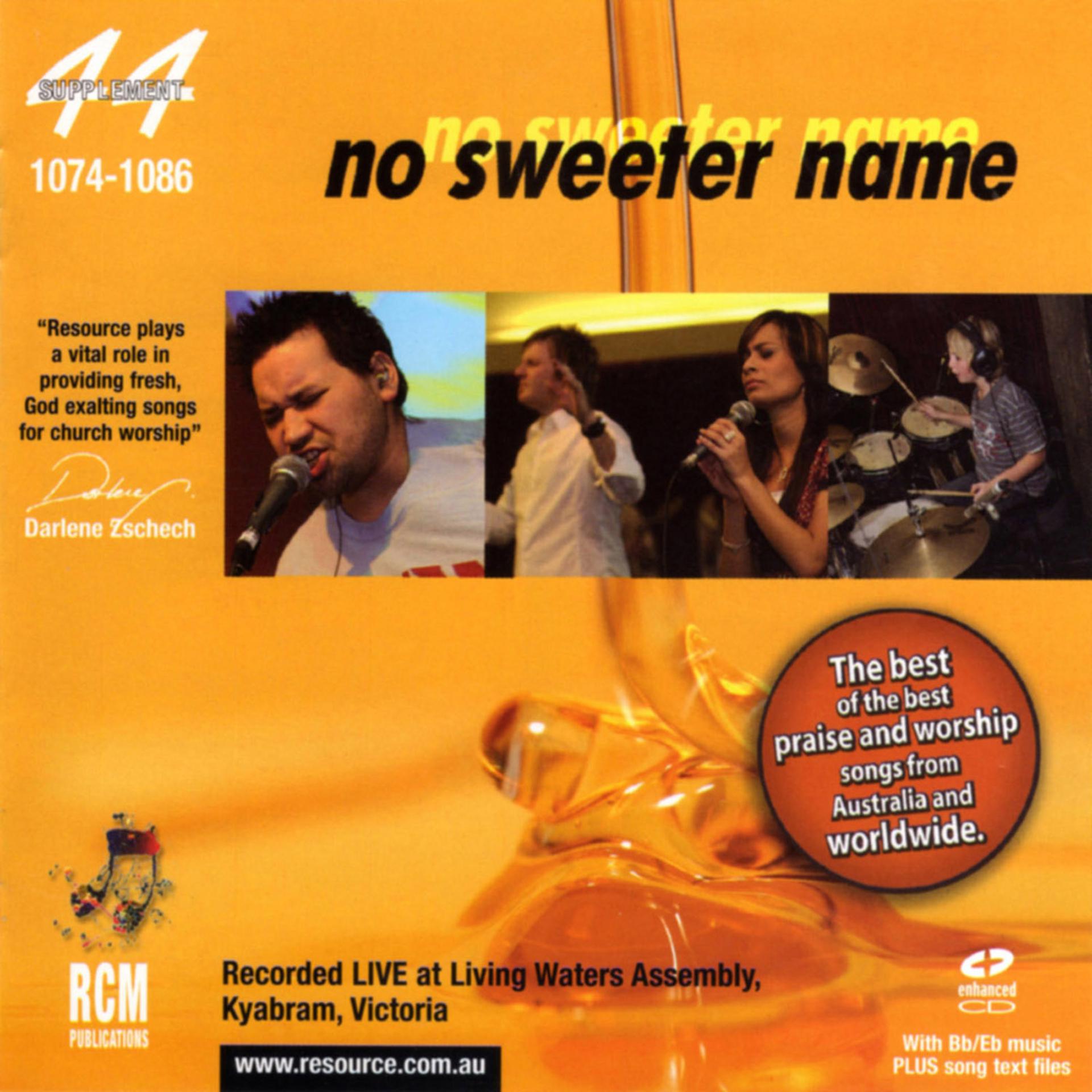 Постер альбома No Sweeter Name – Live Worship Collection