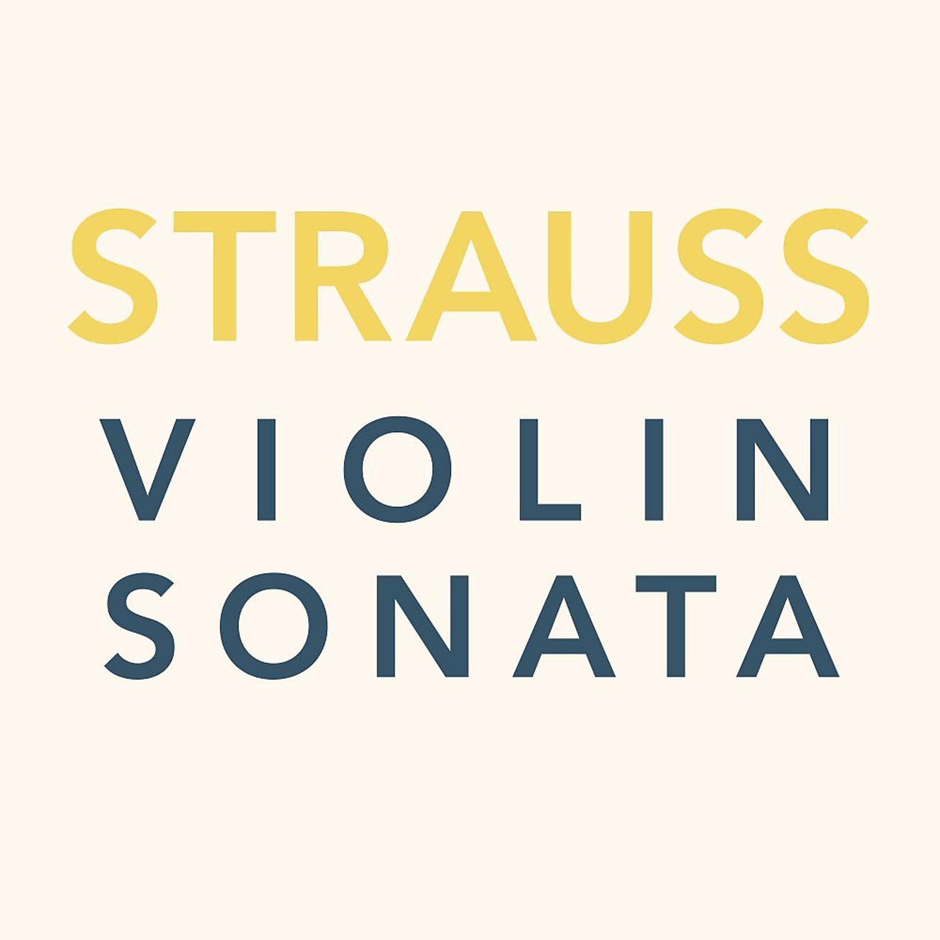 Постер альбома Strauss - Violin Sonata