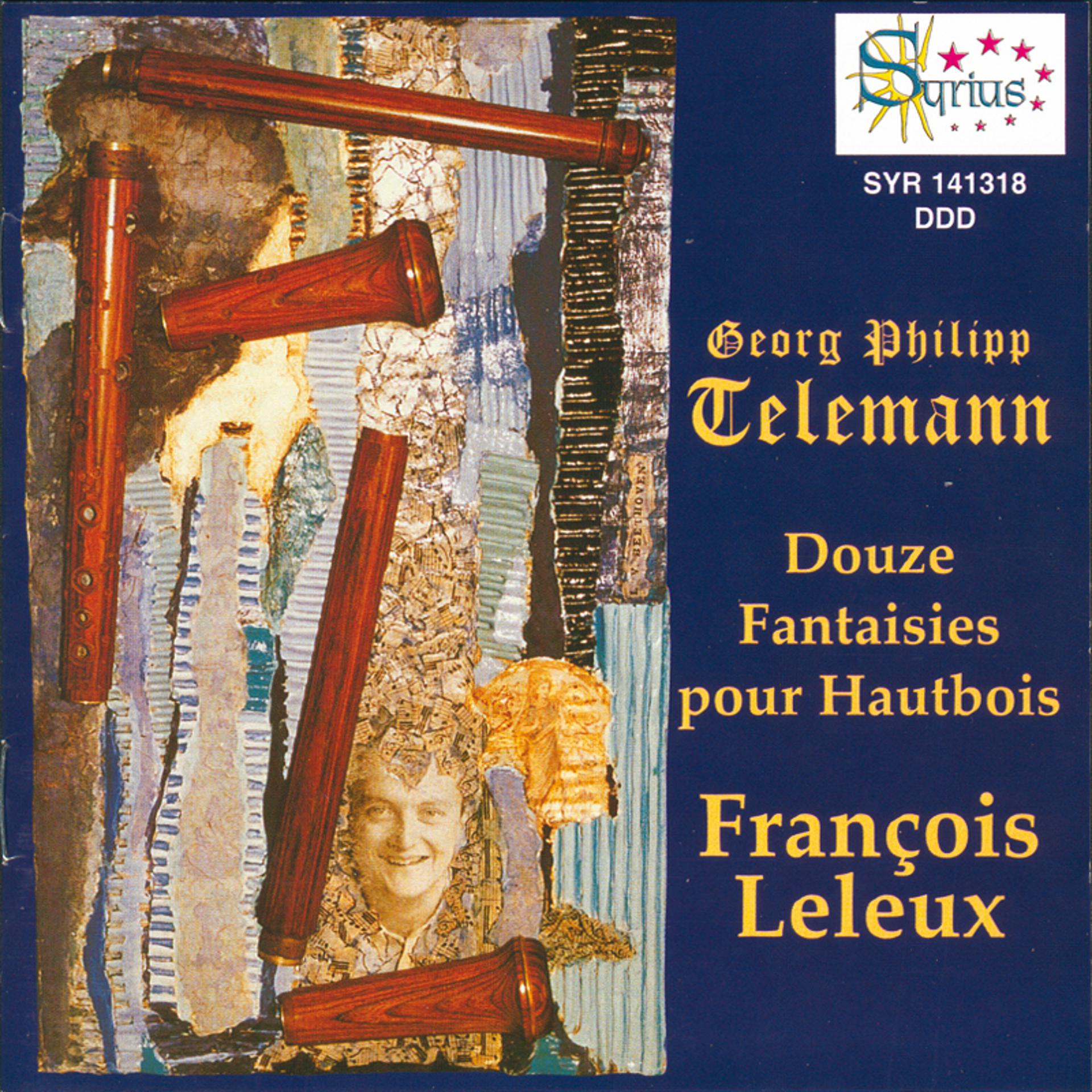 Постер альбома Telemann: Douze Fantaisies pour Hautbois