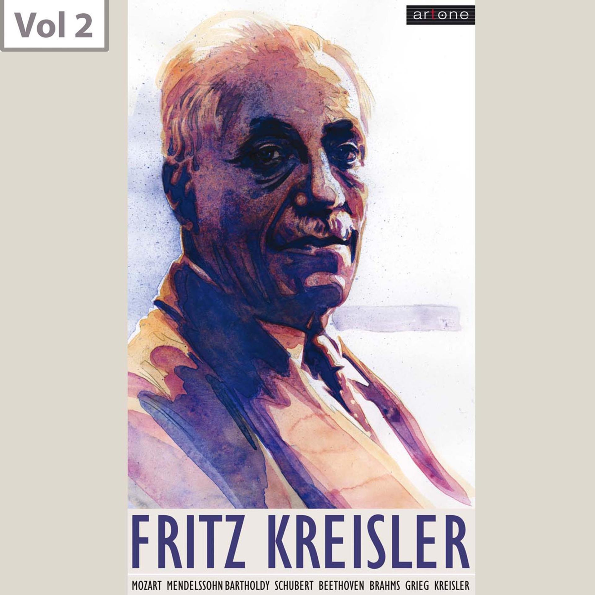 Постер альбома Fritz Kreisler, Vol. 2