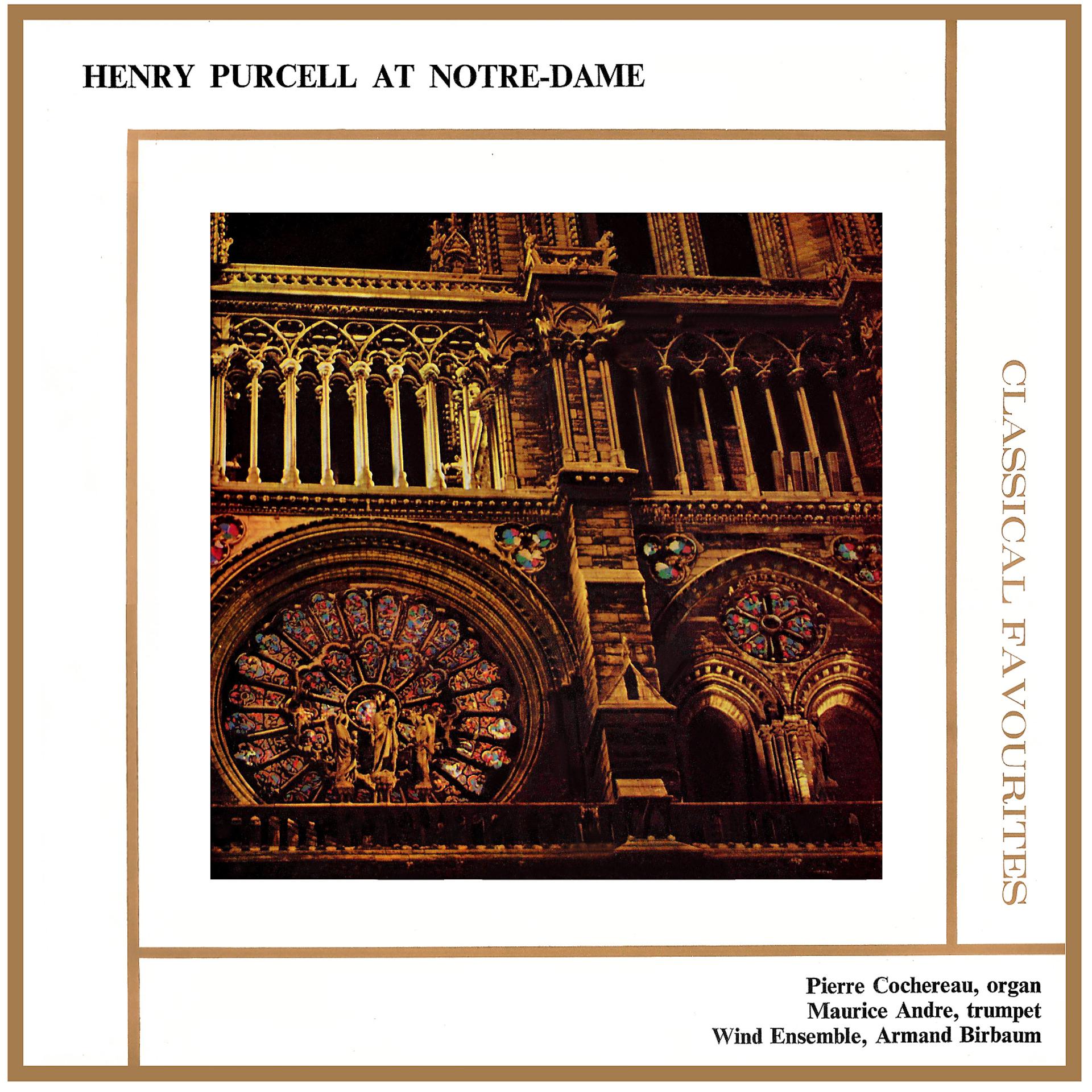 Постер альбома Henry Purcell At Notre-Dame