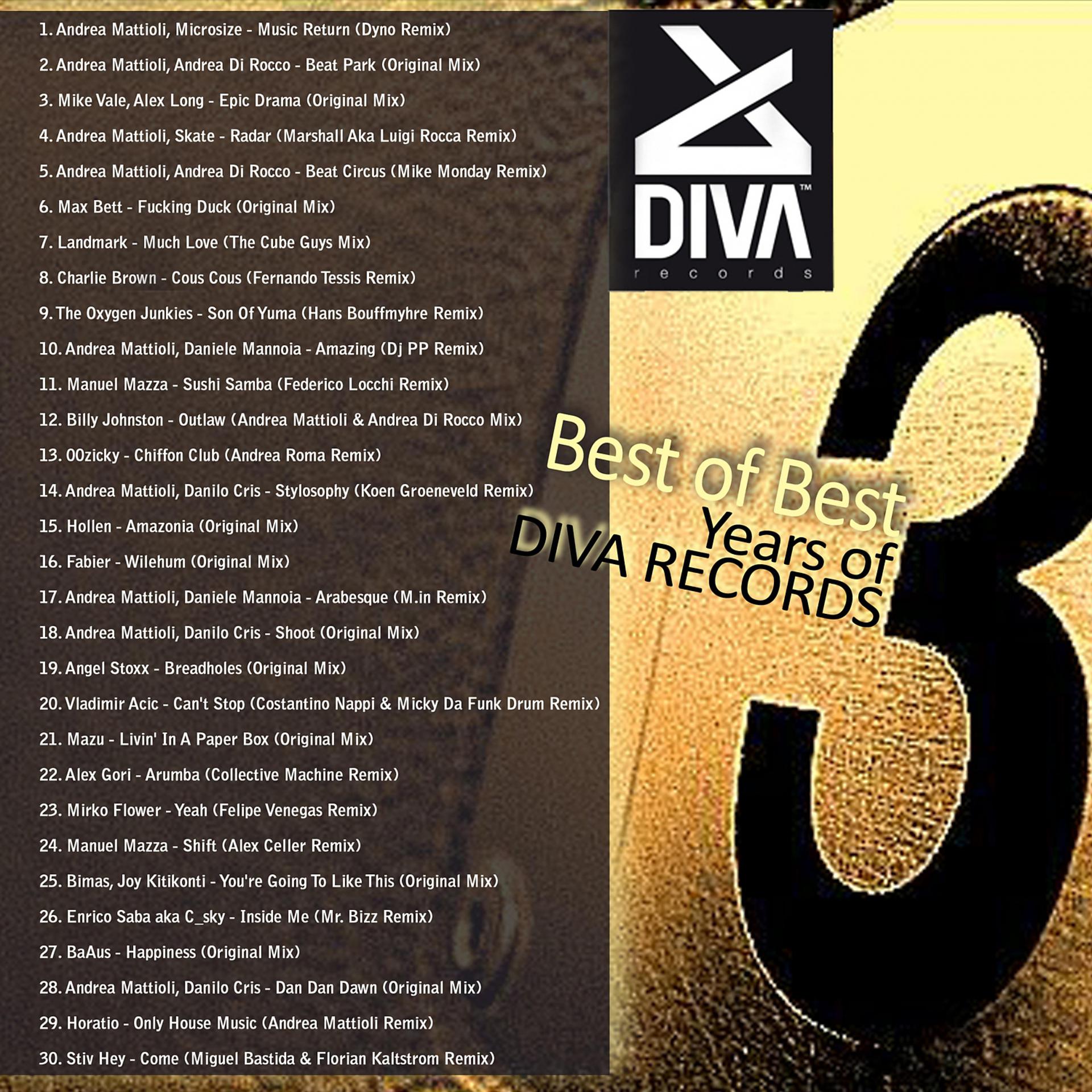 Постер альбома Diva Records... the Best of 3