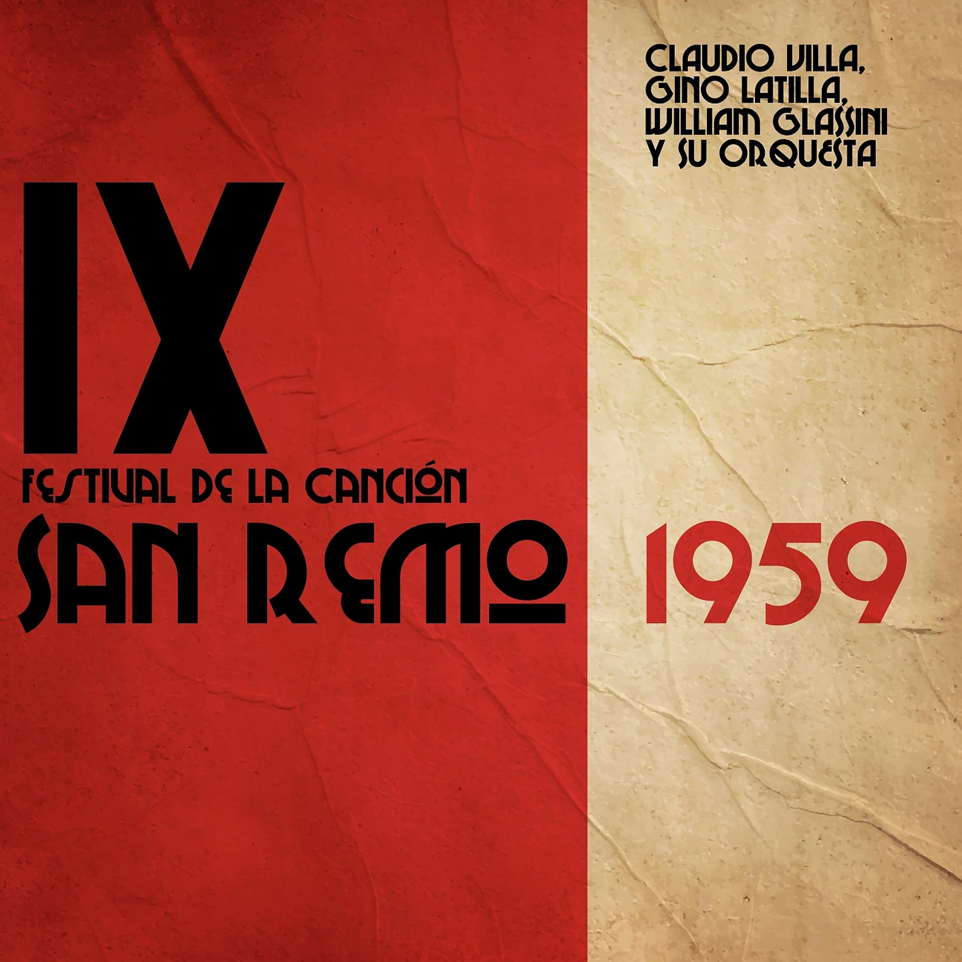 Постер альбома Festival de San Remo 1959