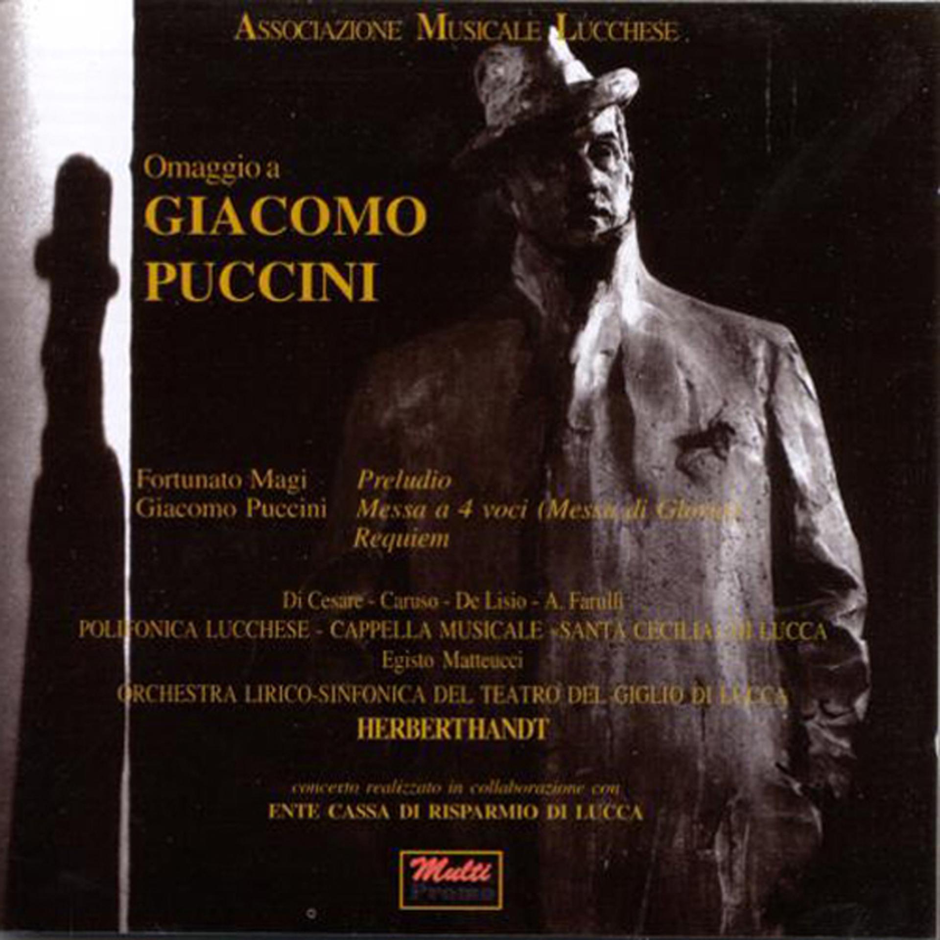 Постер альбома Omaggio A Giacomo Puccini