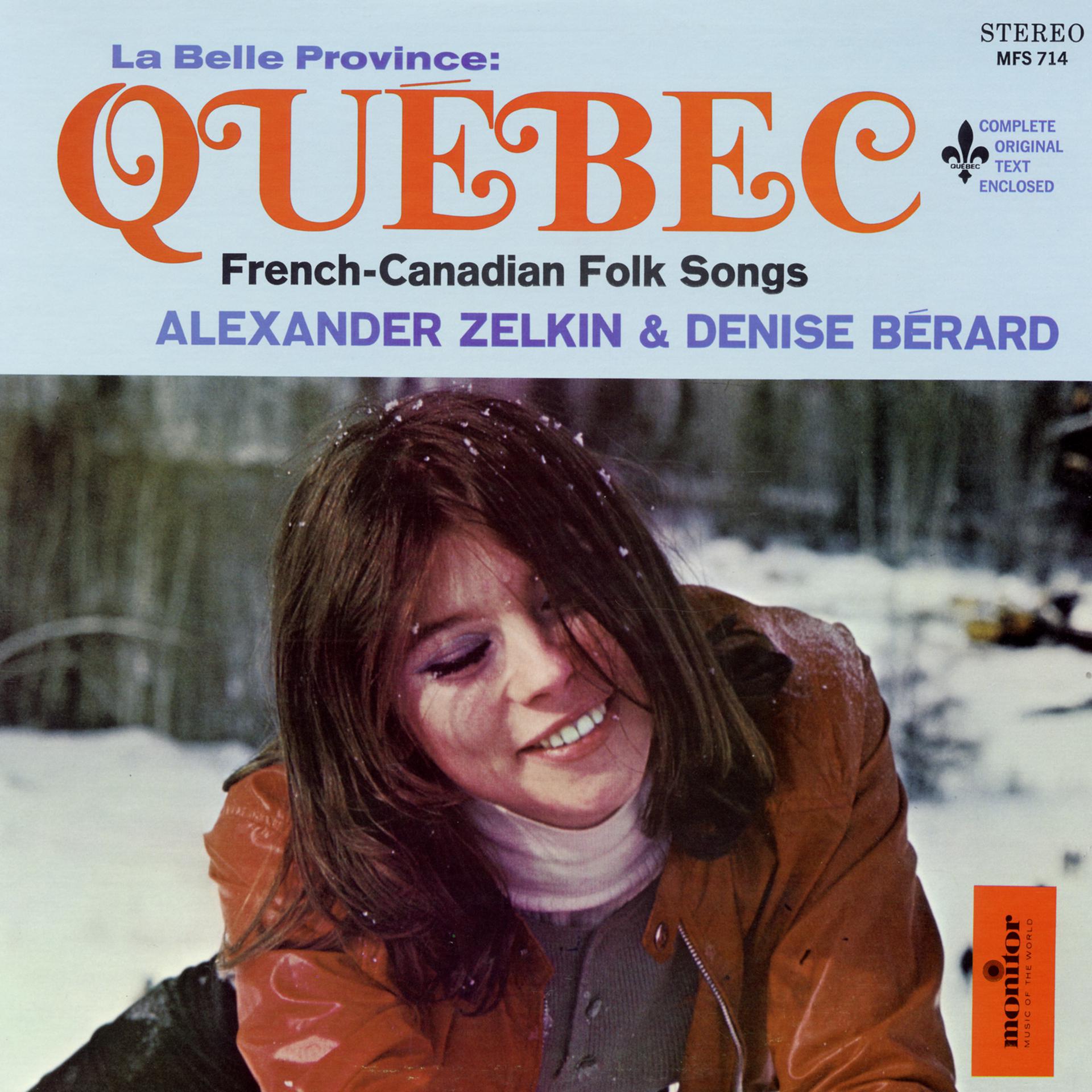 Постер альбома La Belle Province Québec: French-Canadian Folk Songs
