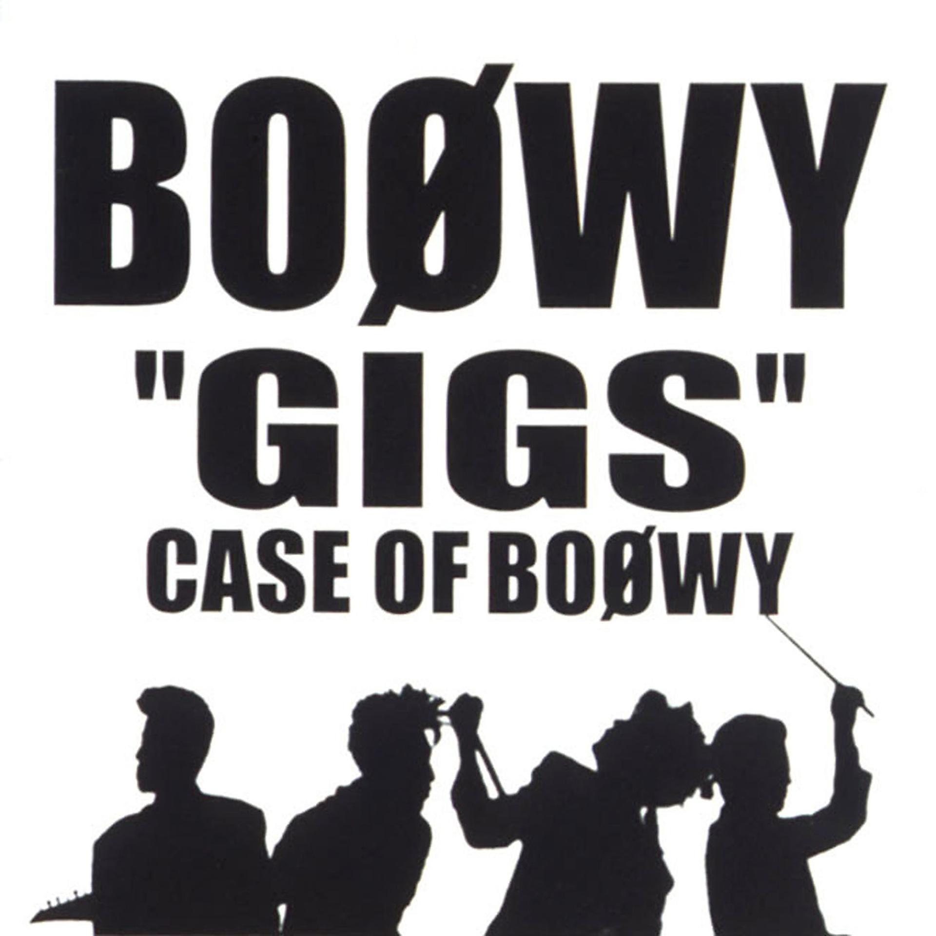 Постер альбома "Gigs" Case Of Boowy