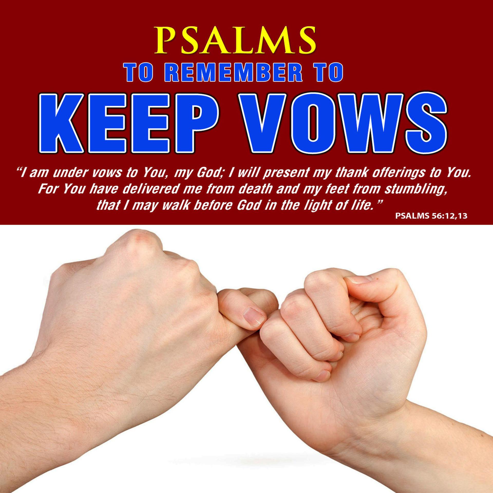 Постер альбома Psalms to Remember to Keep Vows