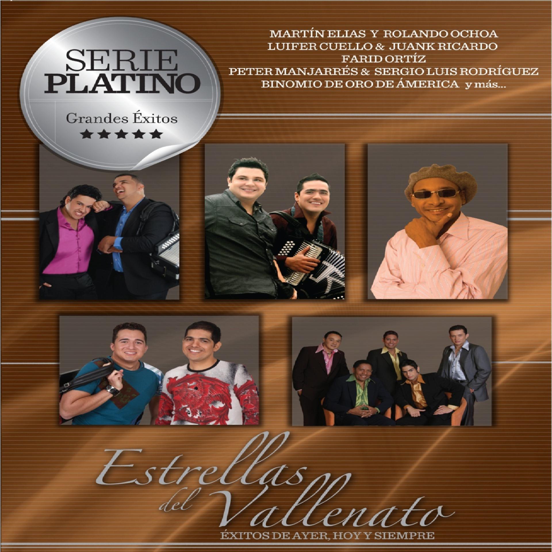 Постер альбома Serie Platino  Estrellas Del Vallenato